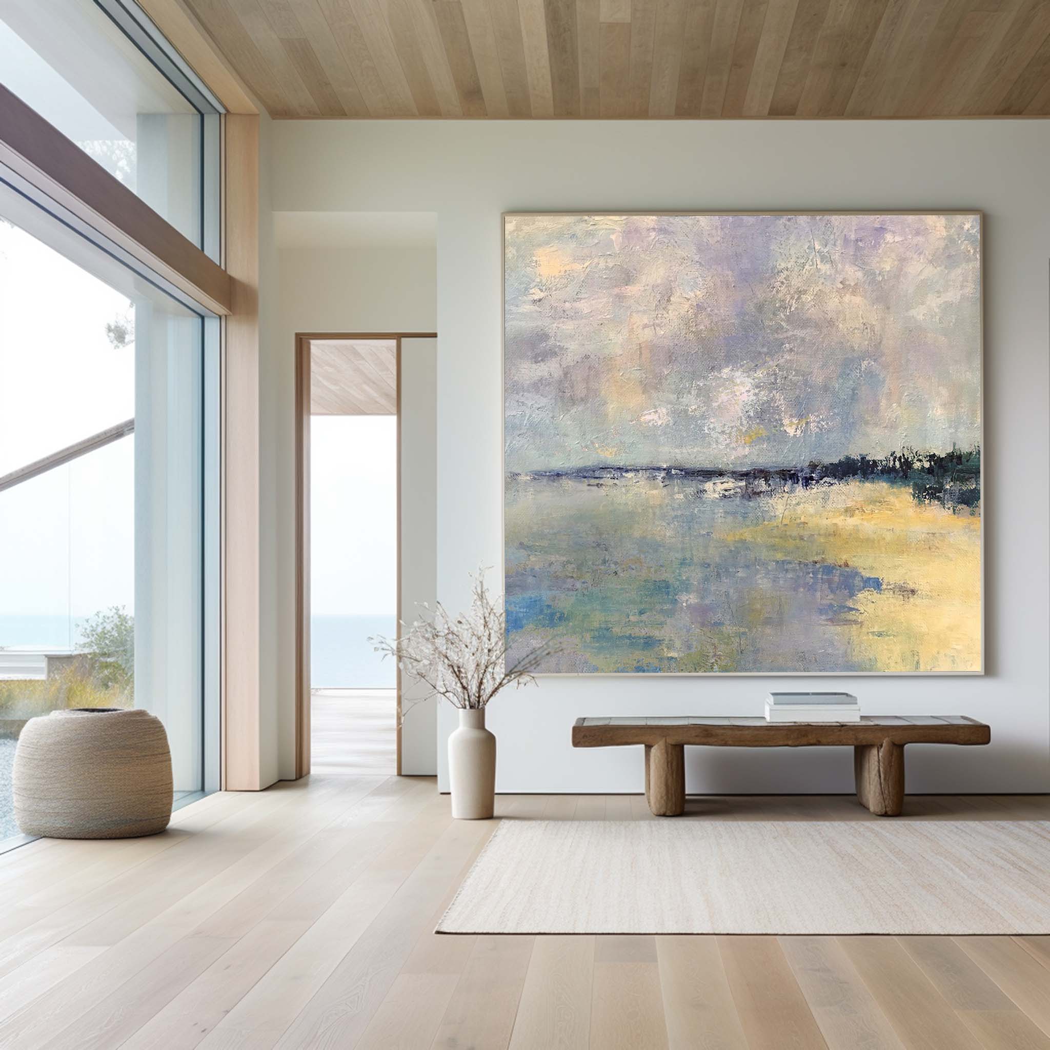 Seaside Landscape Painting #ABSS16