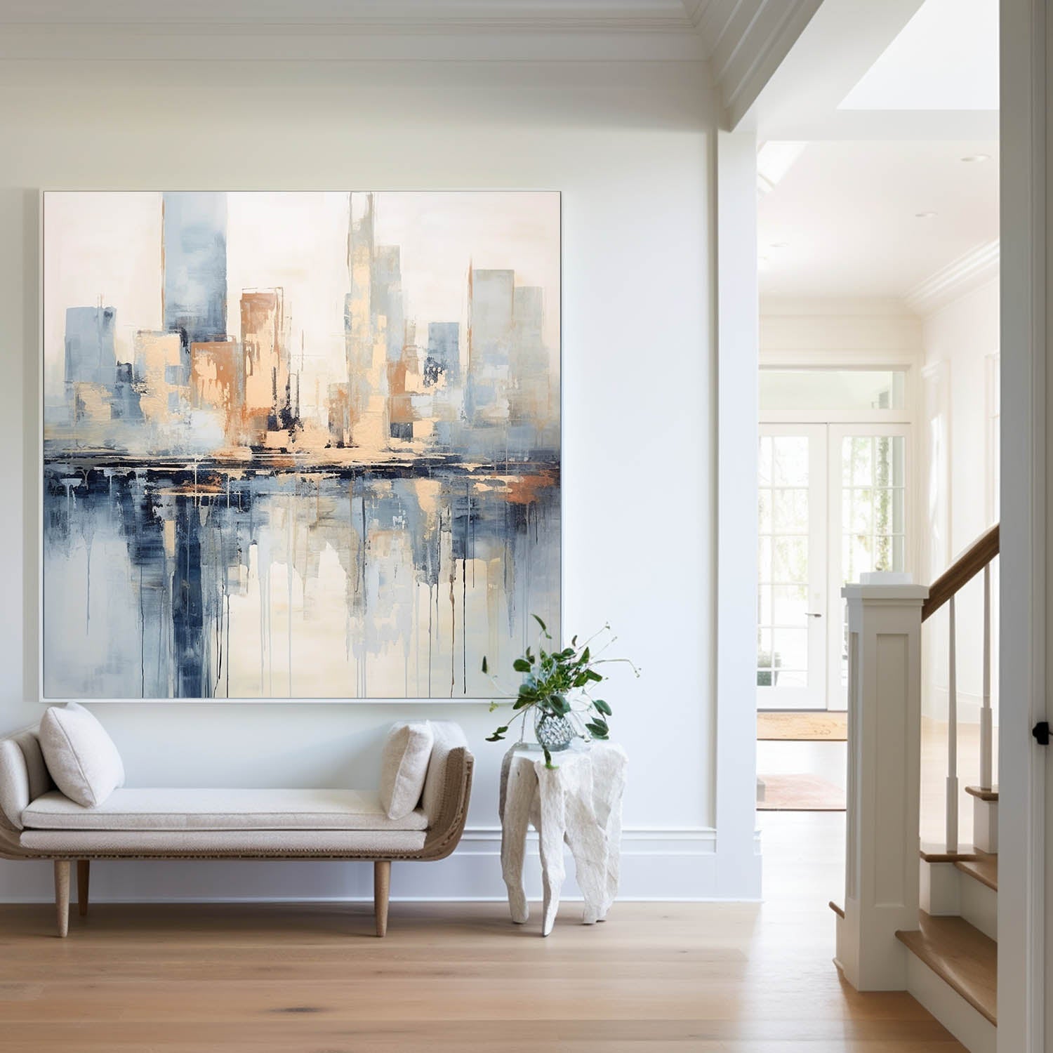 Modern Urban Scene Painting #URS04