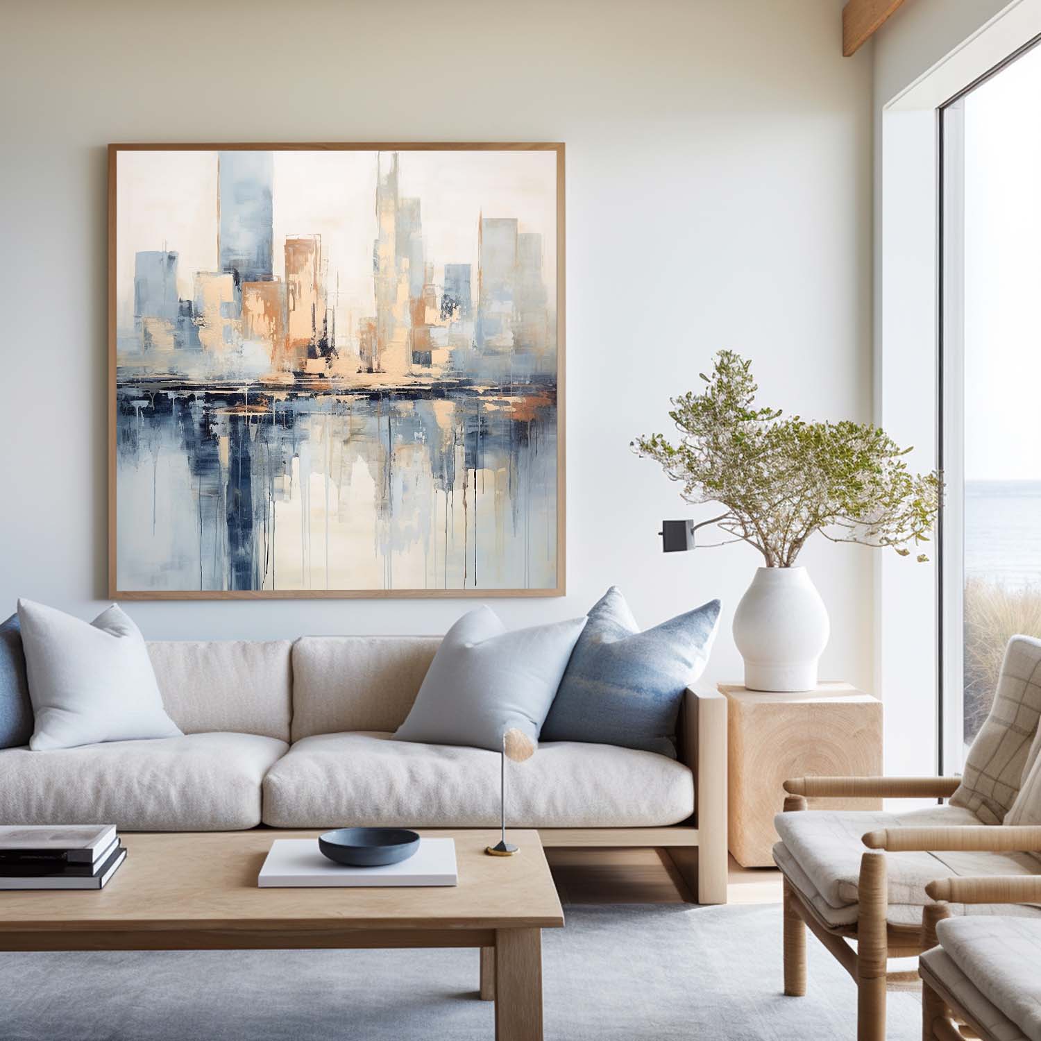 Modern Urban Scene Painting #URS04