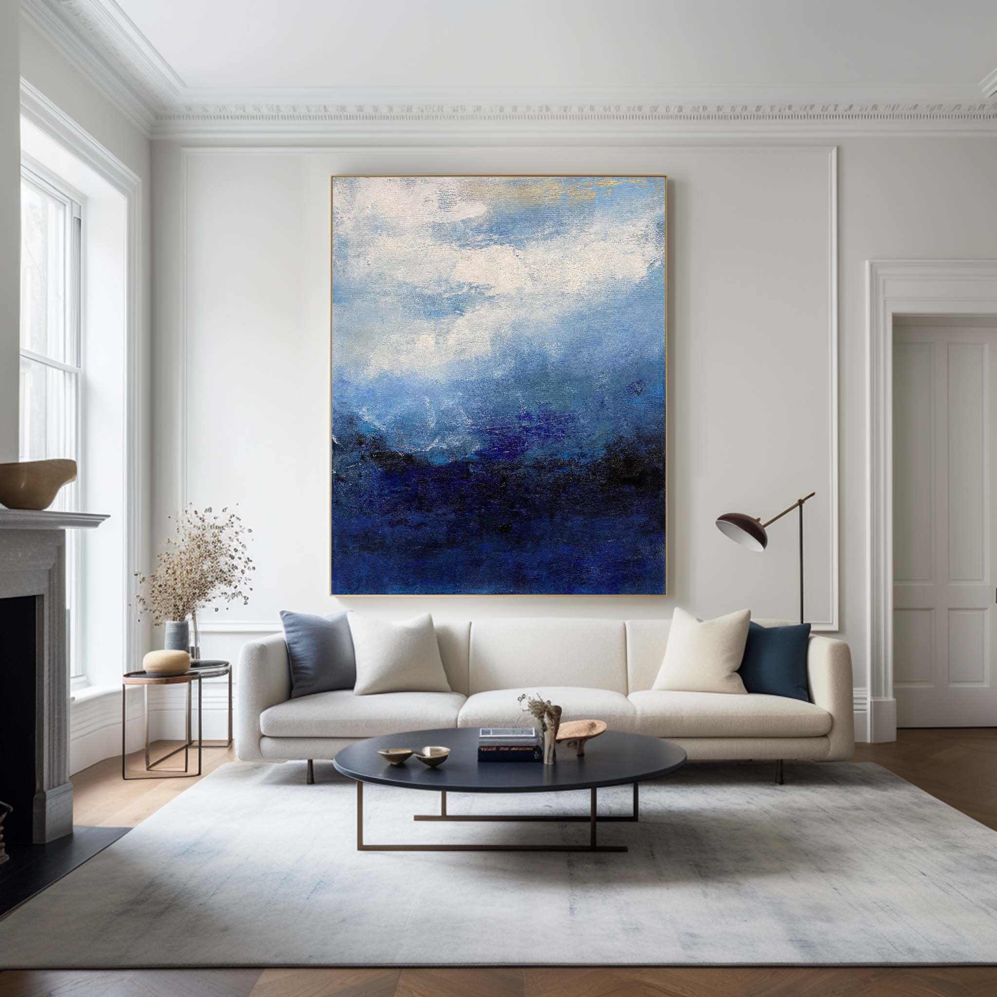 Peinture abstraite de paysage marin #ABAV170