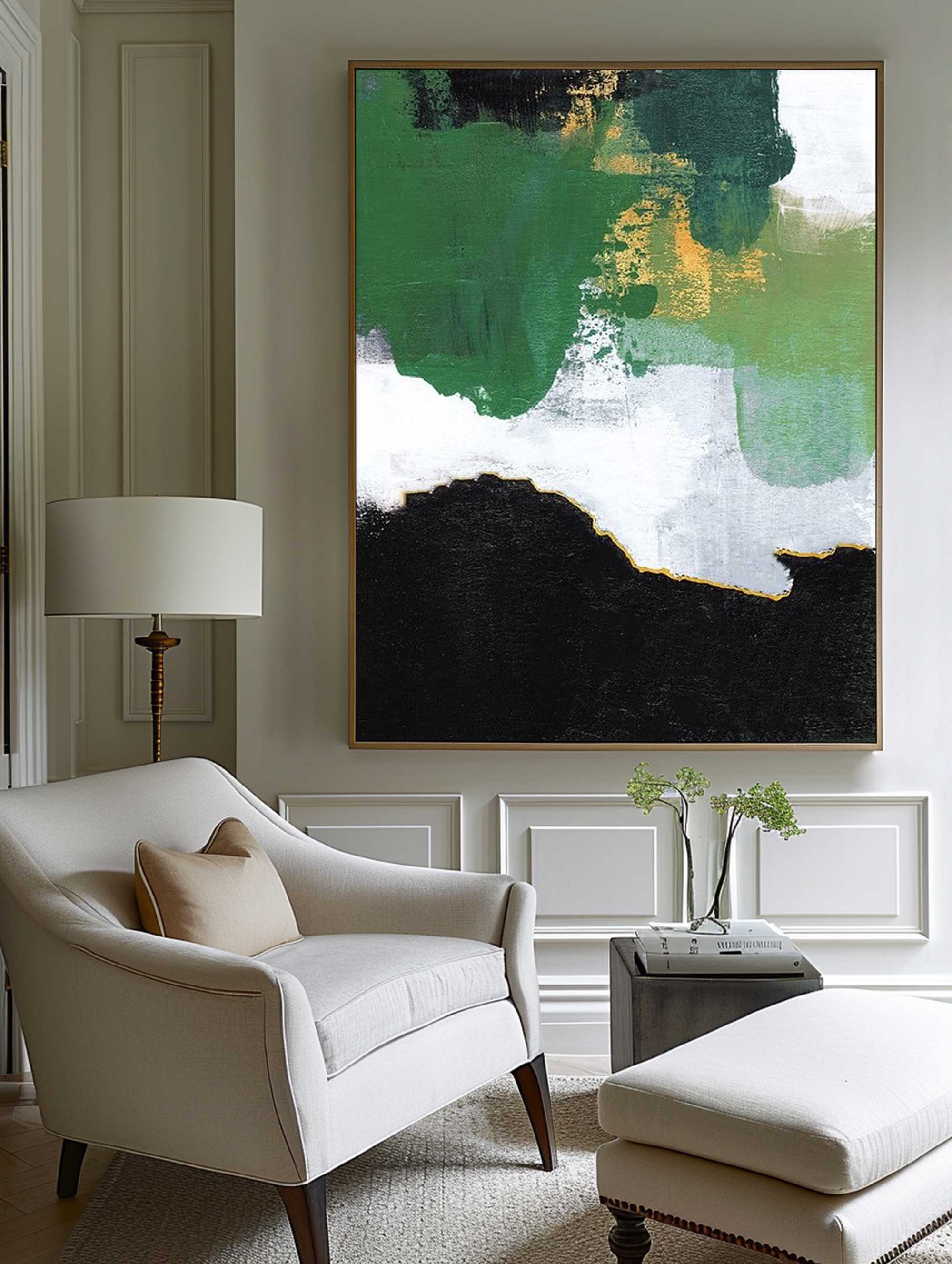 Abstract Green Painting #ABAV160