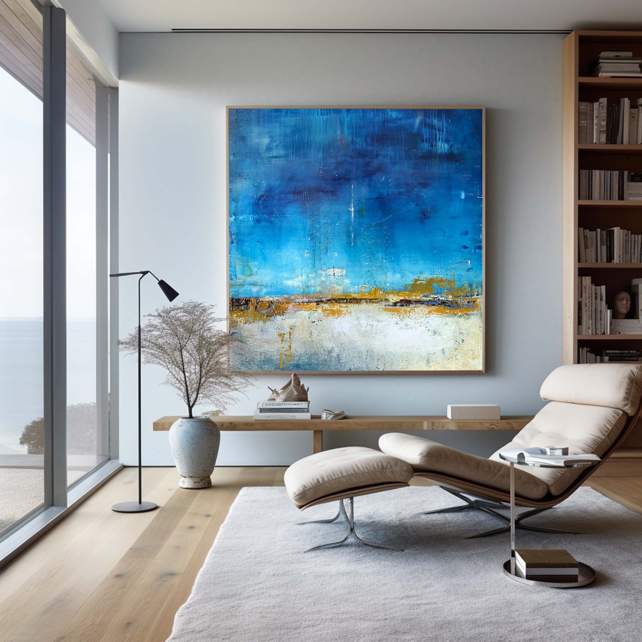 Original Blue Sky Abstract Painting #ABSS09