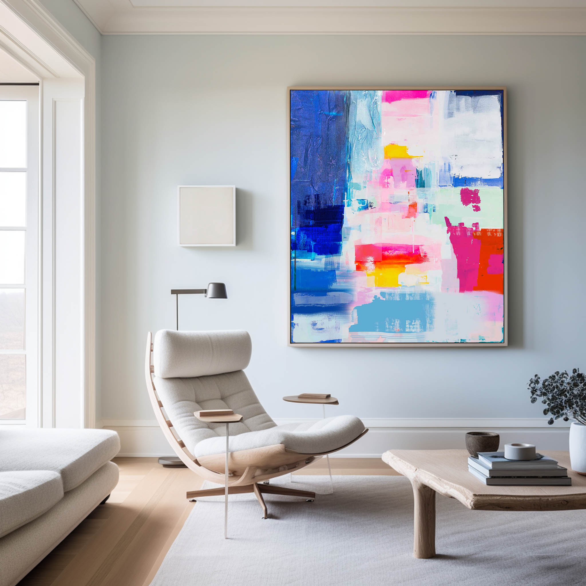 Large Color Abstract Art #ABAV01