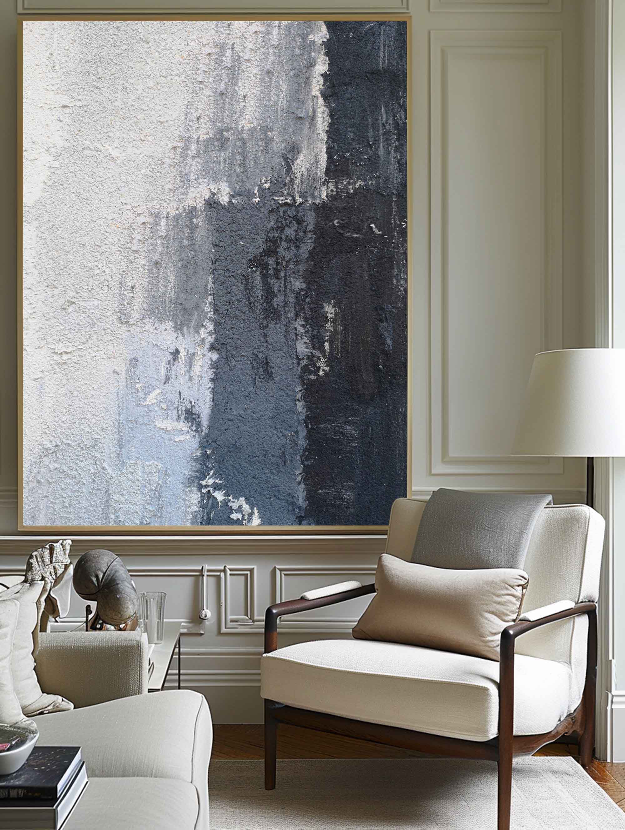 Blue Minimalist Painting #ABAV99
