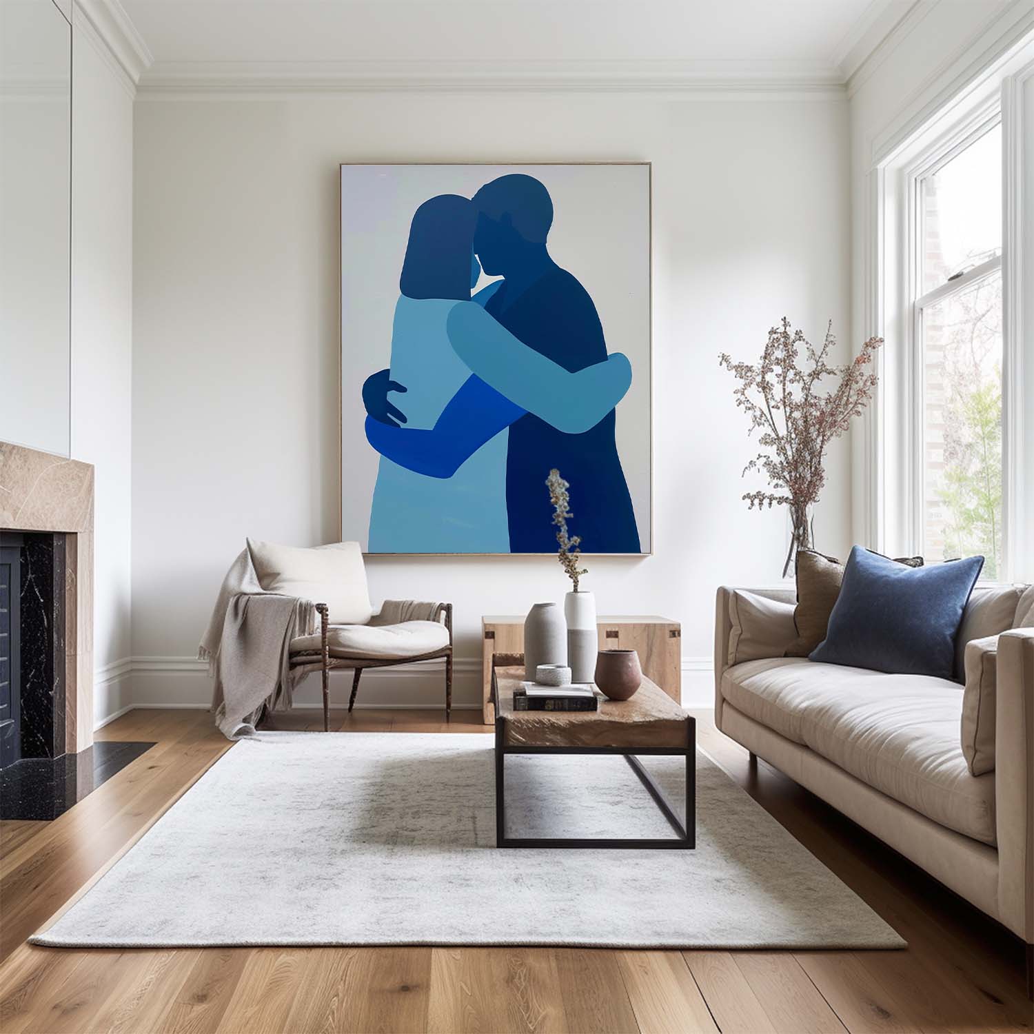 Modern Portrait Abstract Painting #ABAV469