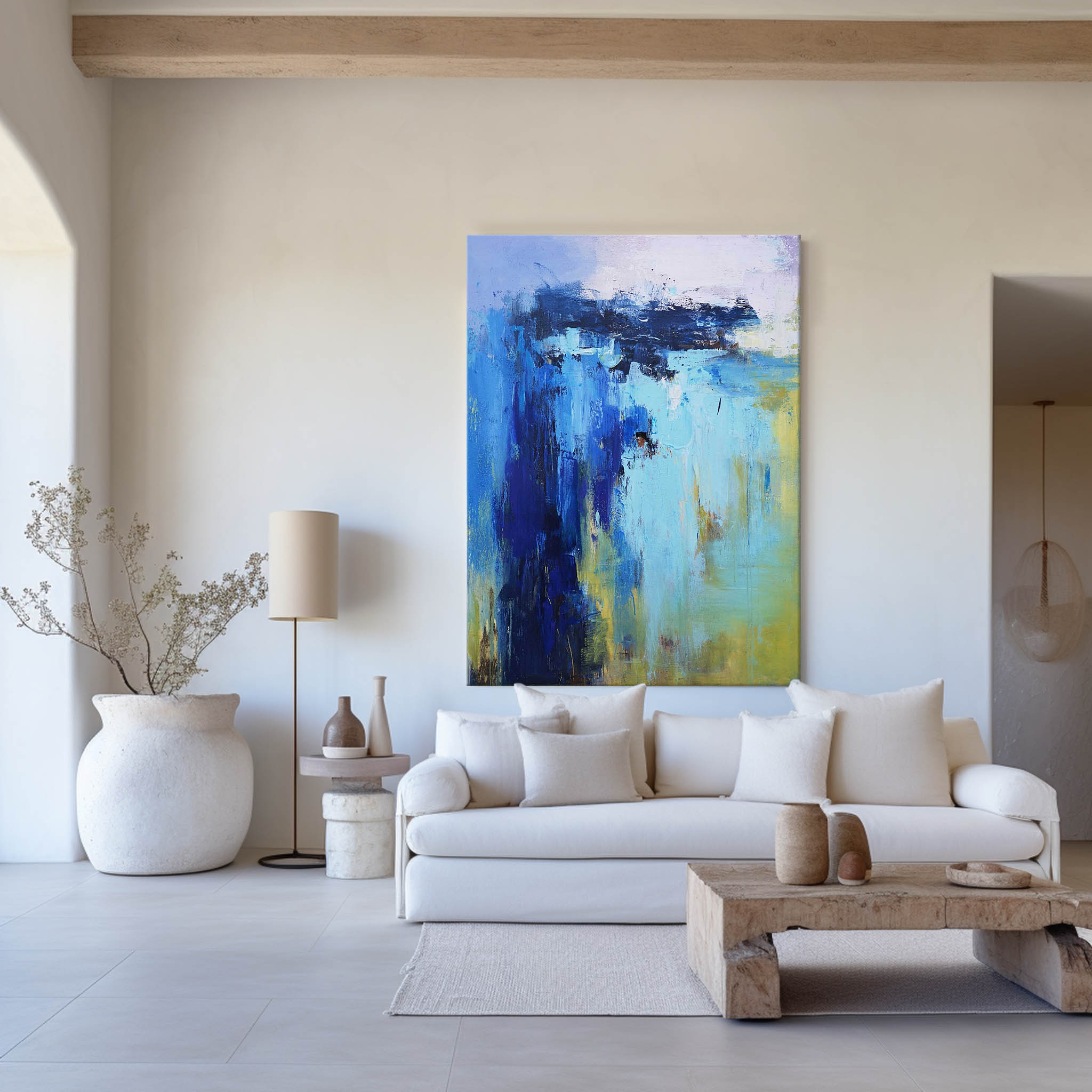 Beach Abstract Painting #ABSV09