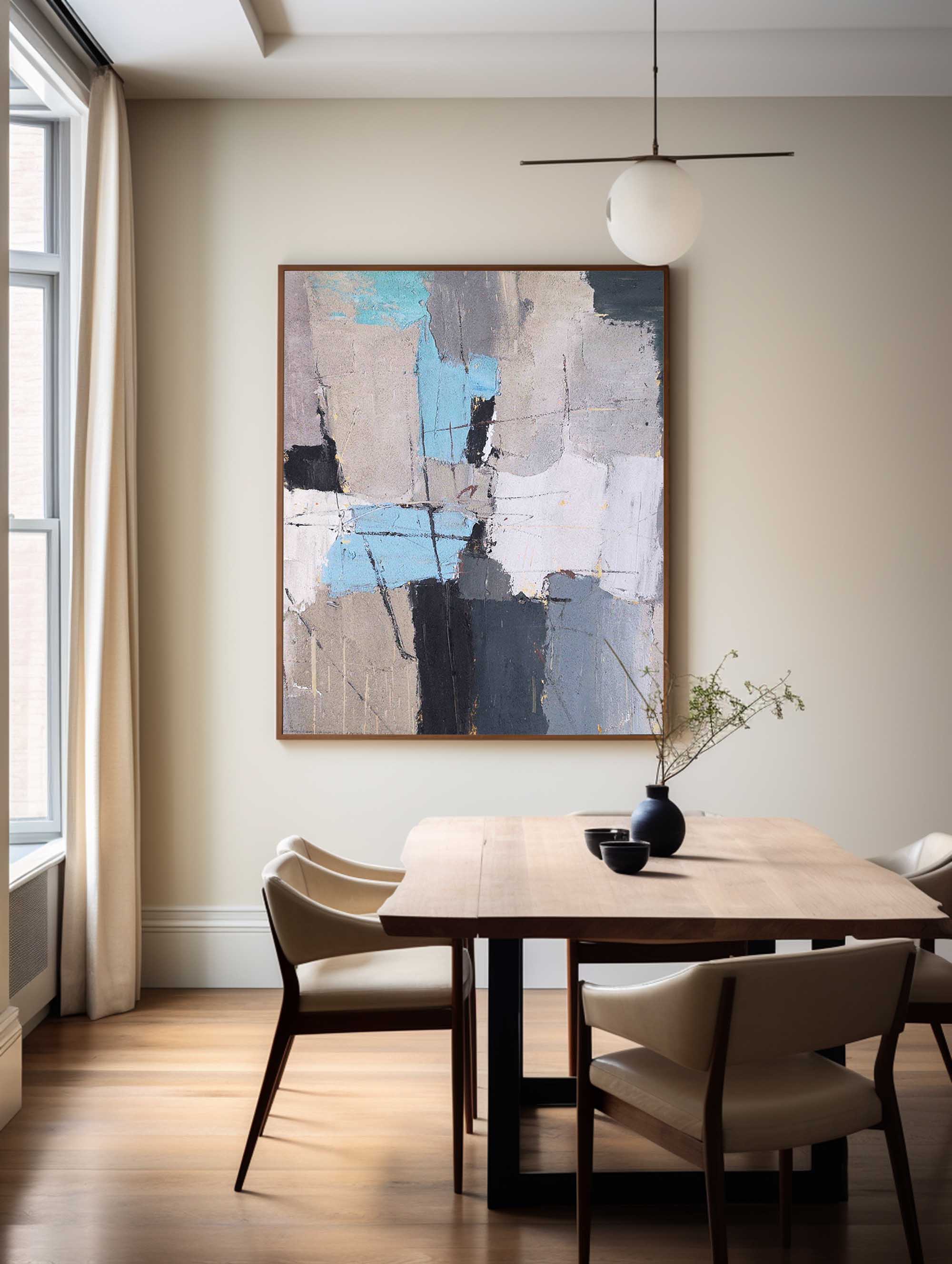 Abstract Geometric Painting #ABAV55