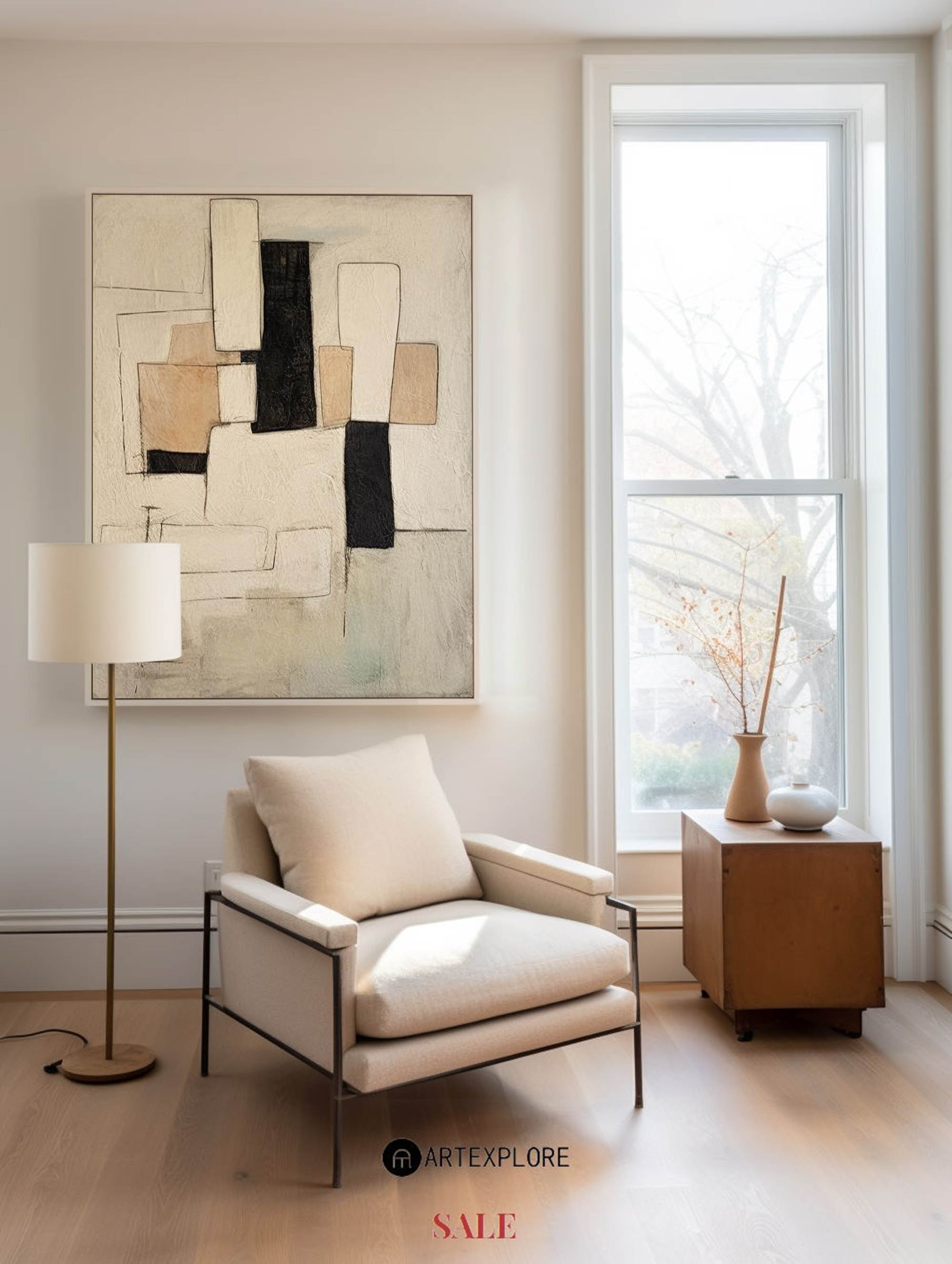 Modern Abstract Painting #ABAV437