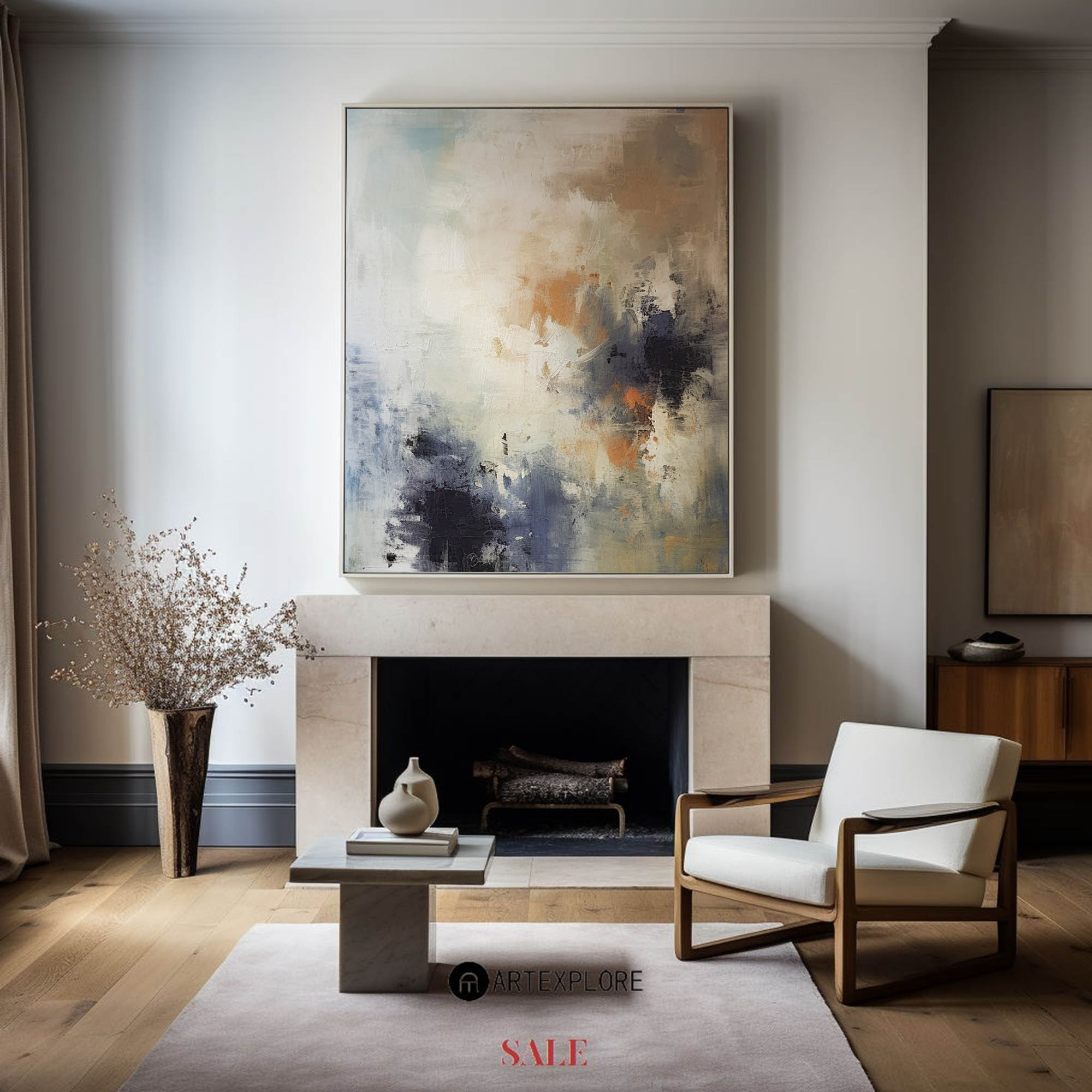Modern Abstract Painting #ABAV393