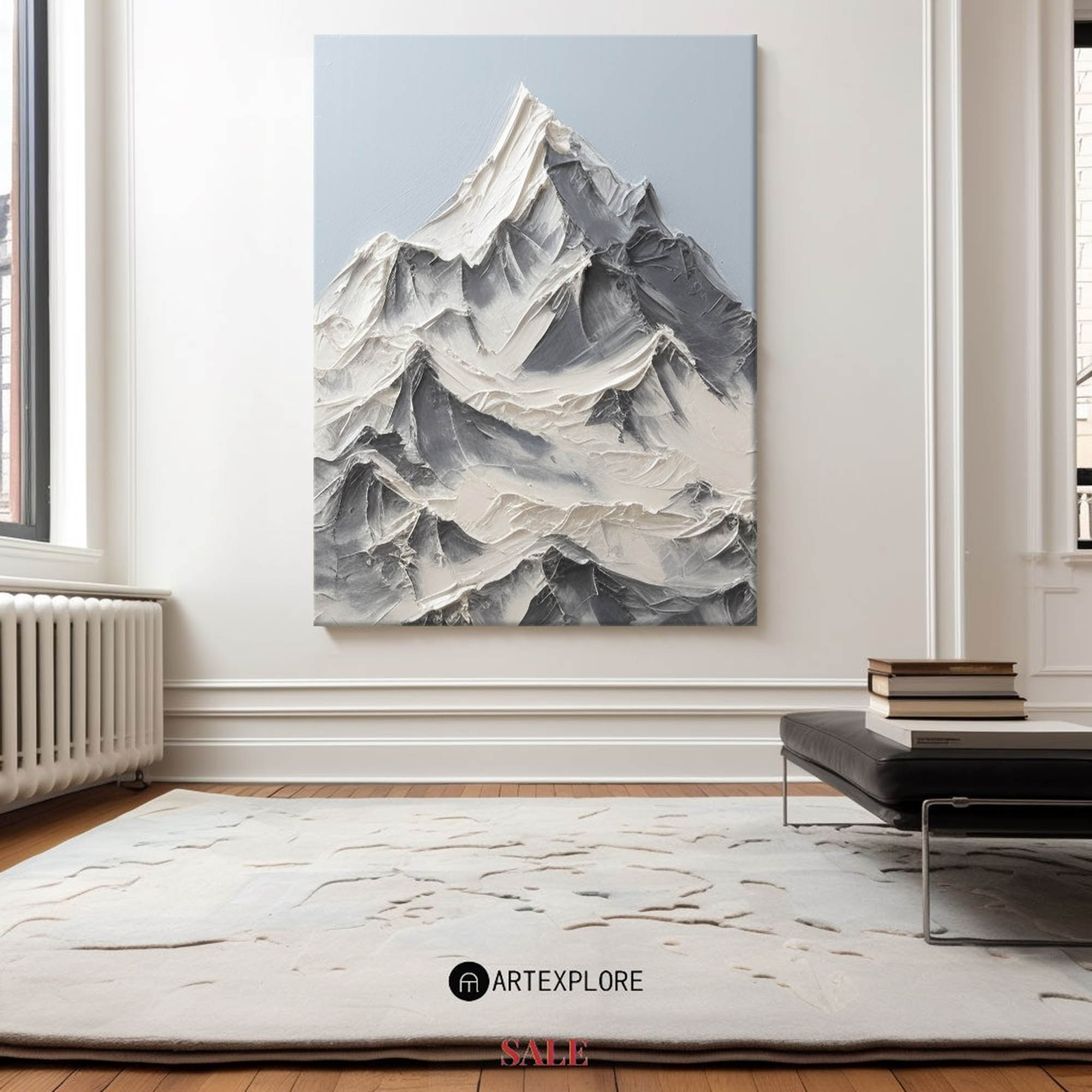 Modern Mountain Art Painting #ABLV15