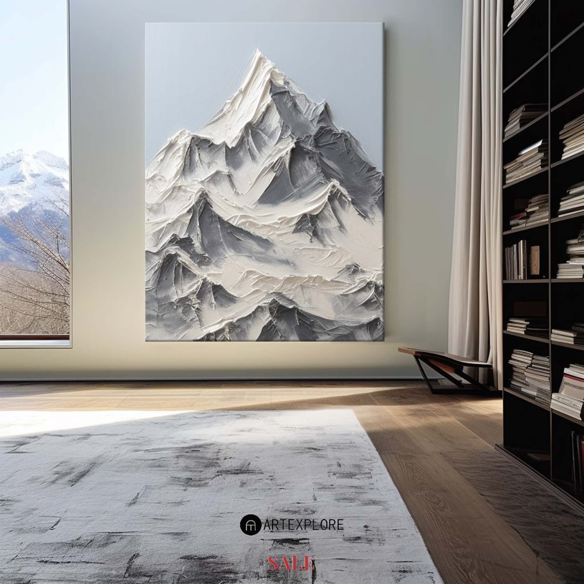 Modern Mountain Art Painting #ABLV15