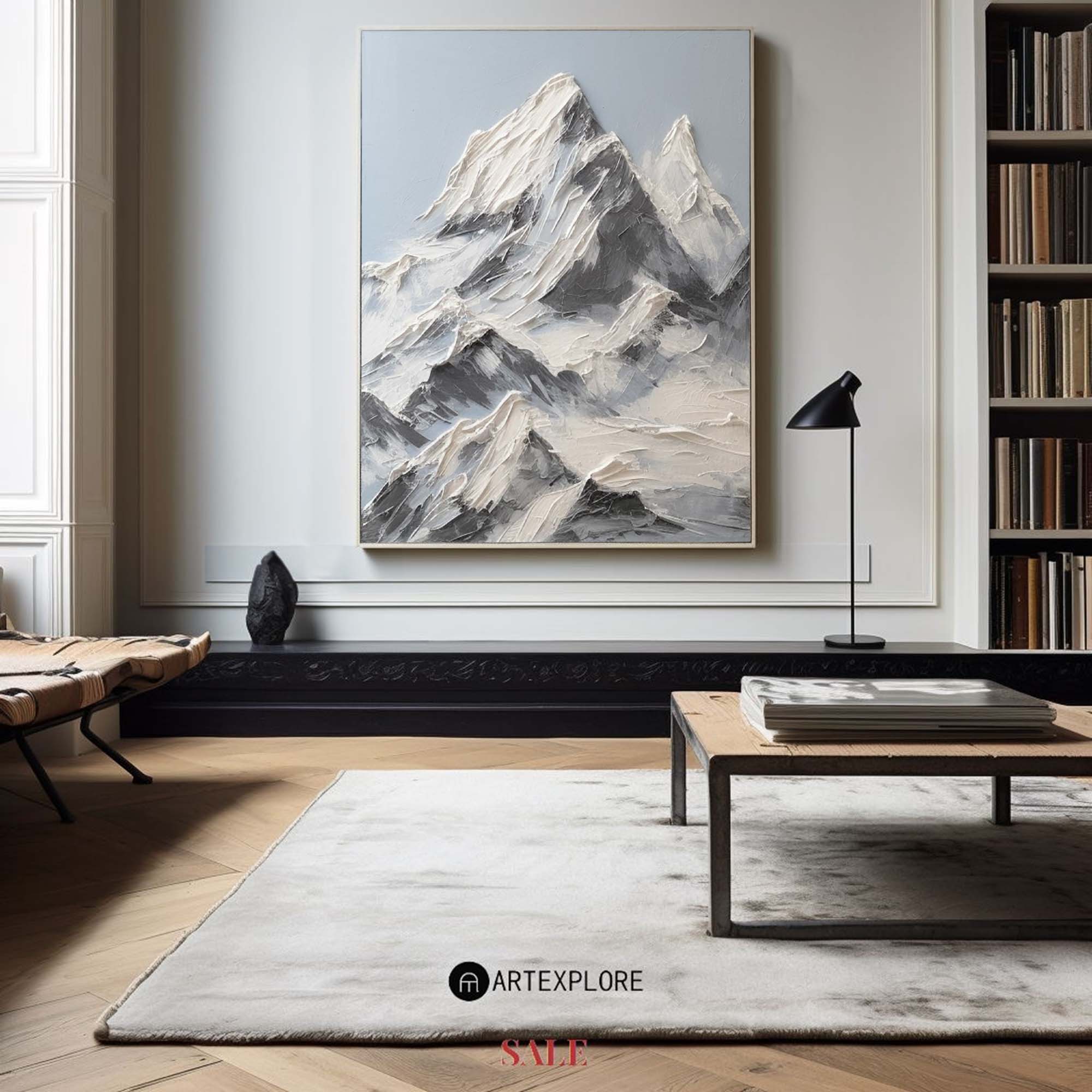Modern Mountain Art Painting #ABLV17
