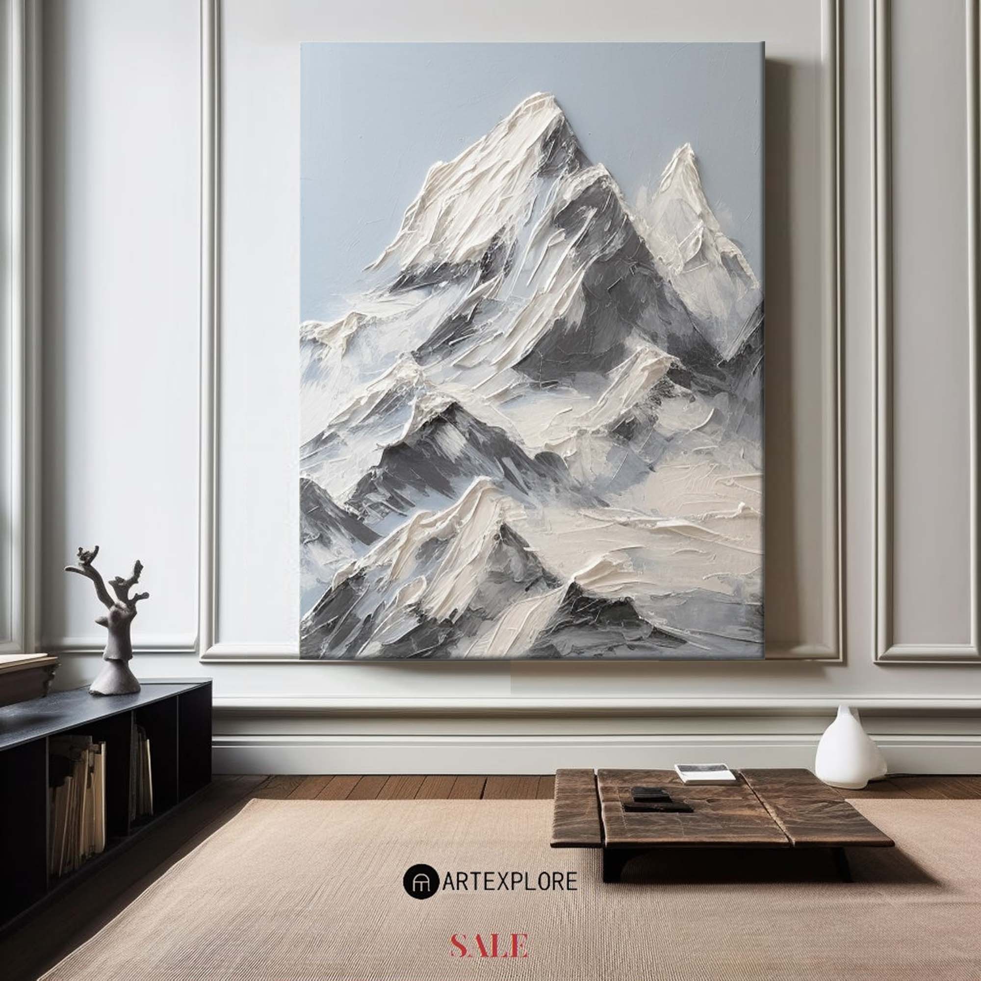 Modern Mountain Art Painting #ABLV17