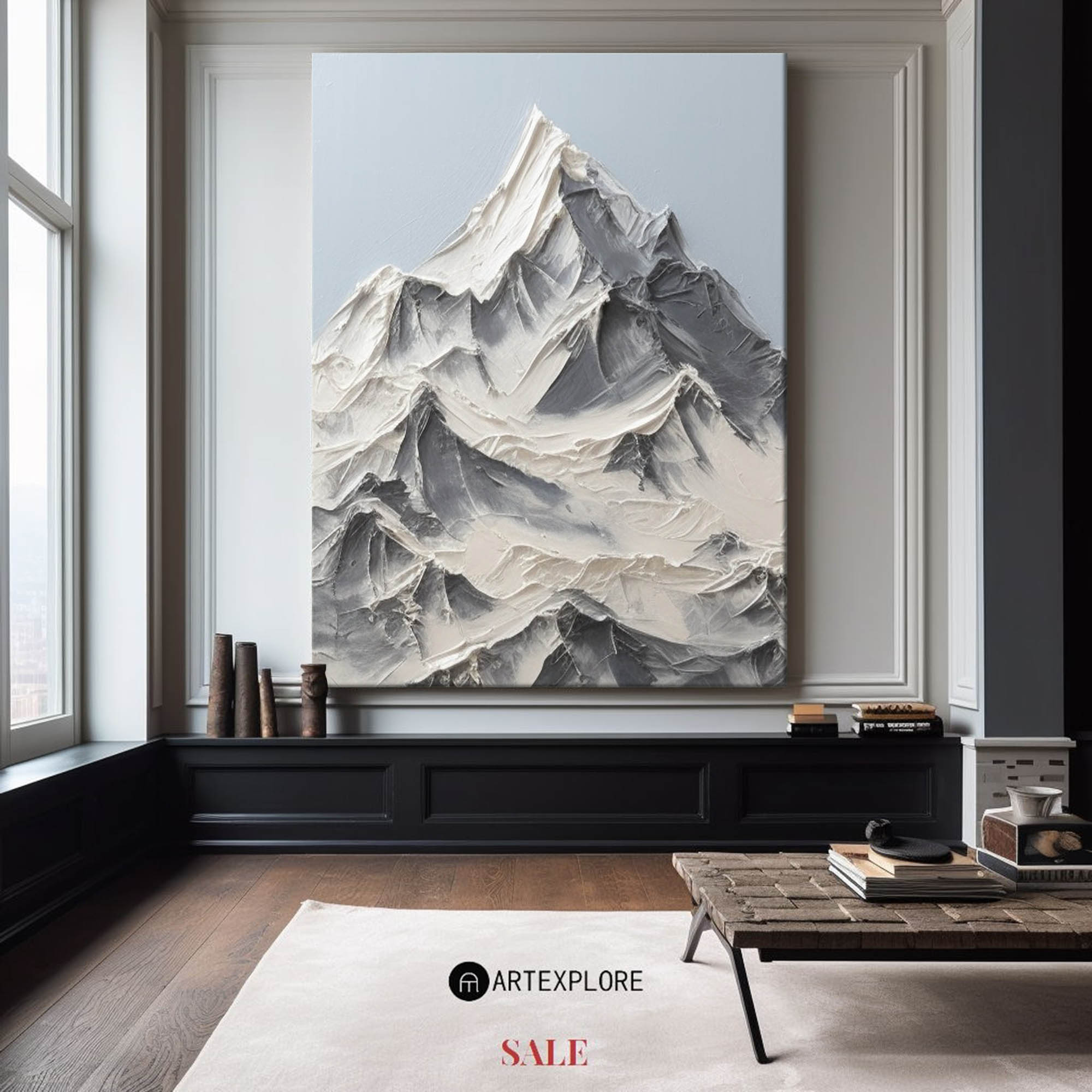 Modern Mountain Art Painting #ABLV15