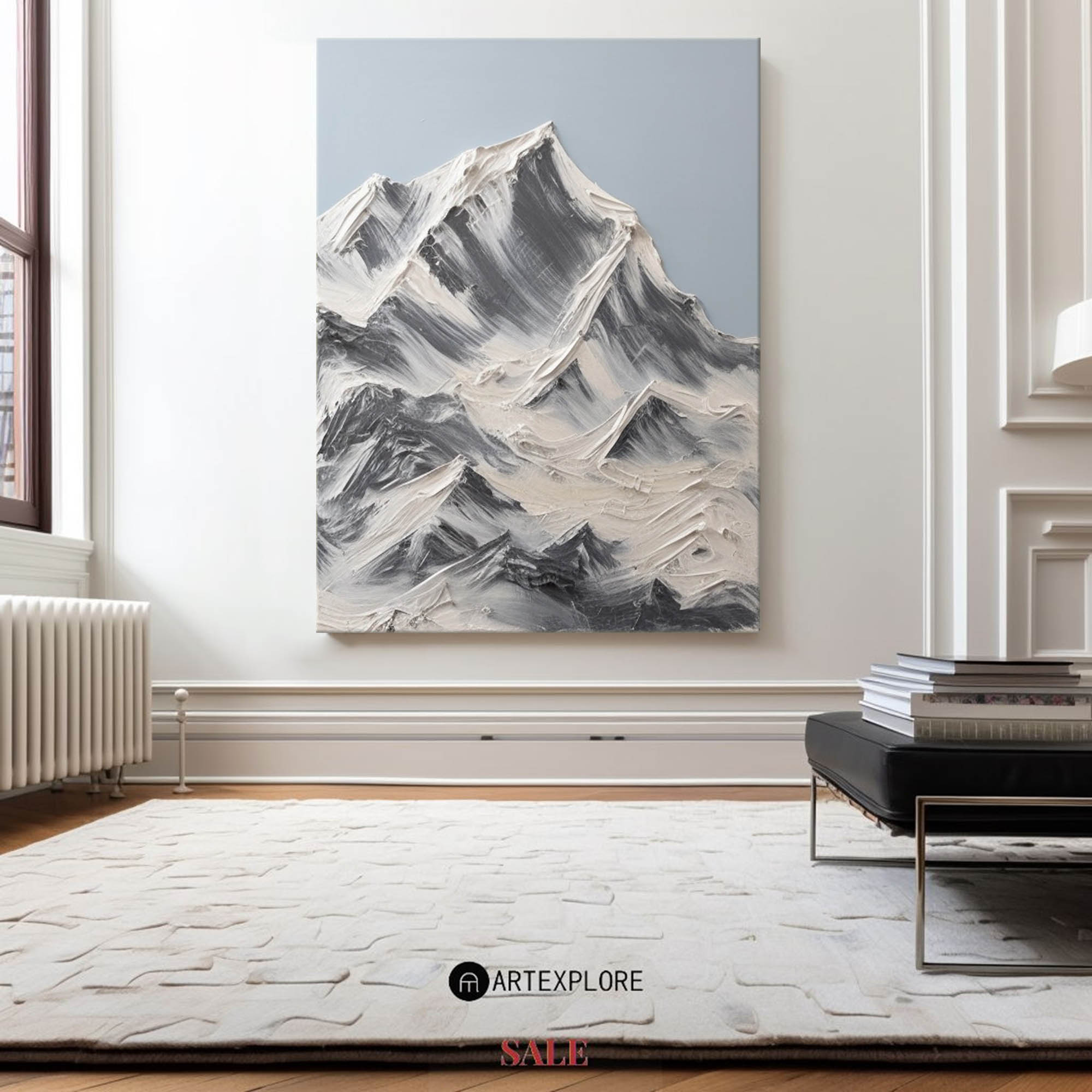 Modern Mountain Art Painting #ABLV16