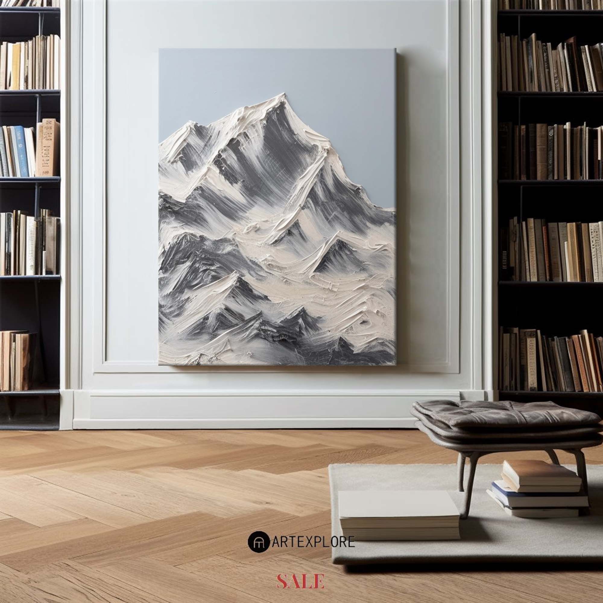 Modern Mountain Art Painting #ABLV16