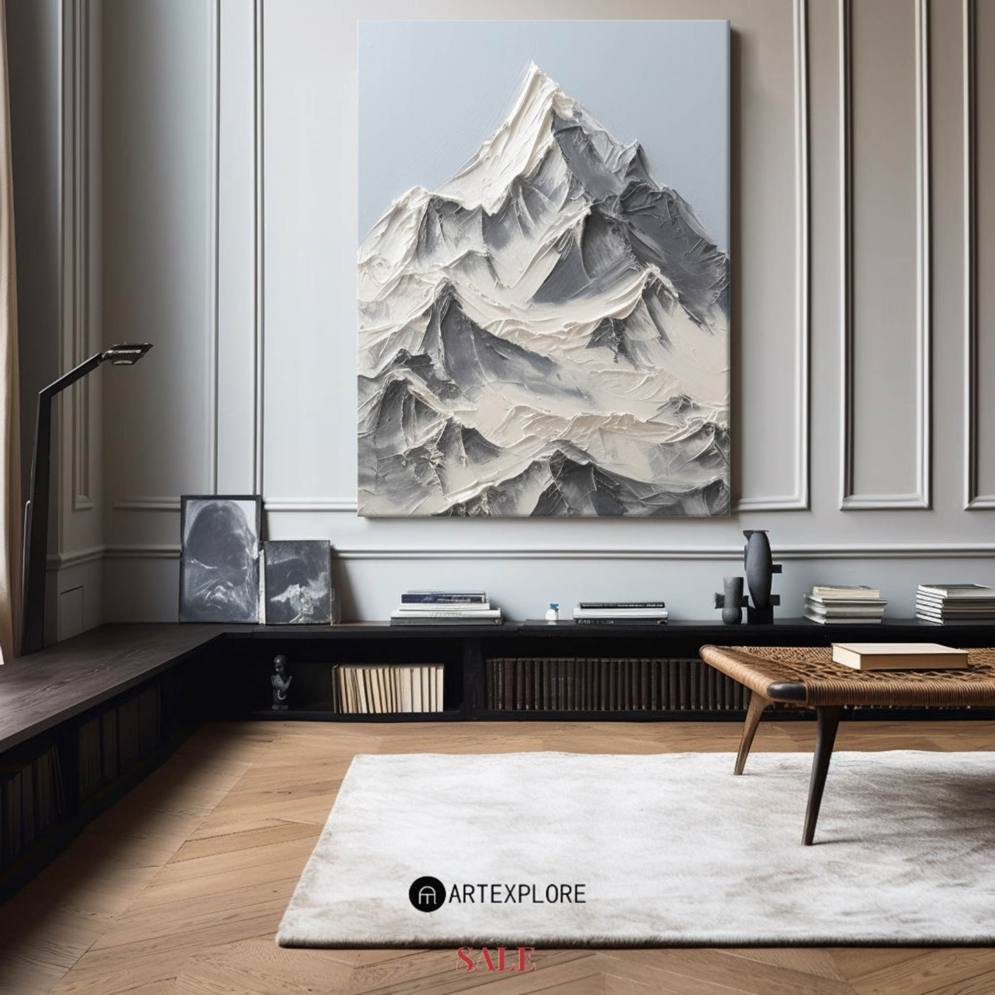 Modern Mountain Art Painting #ABLV15