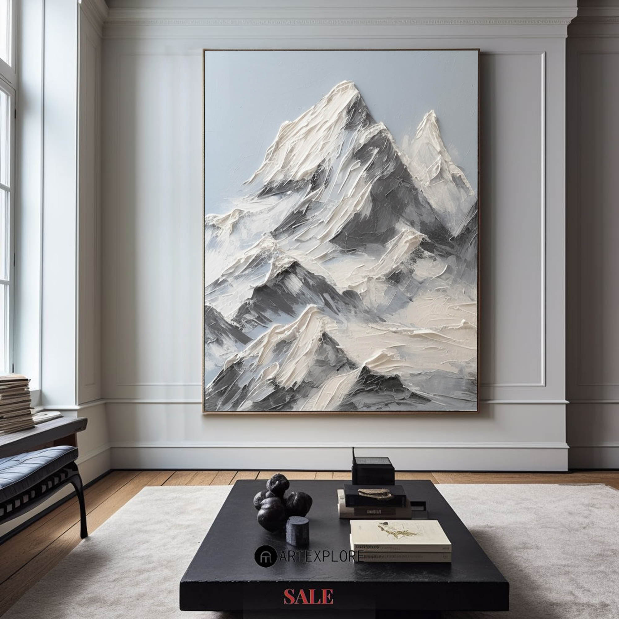 Modern Mountain Art Painting #ABLV17