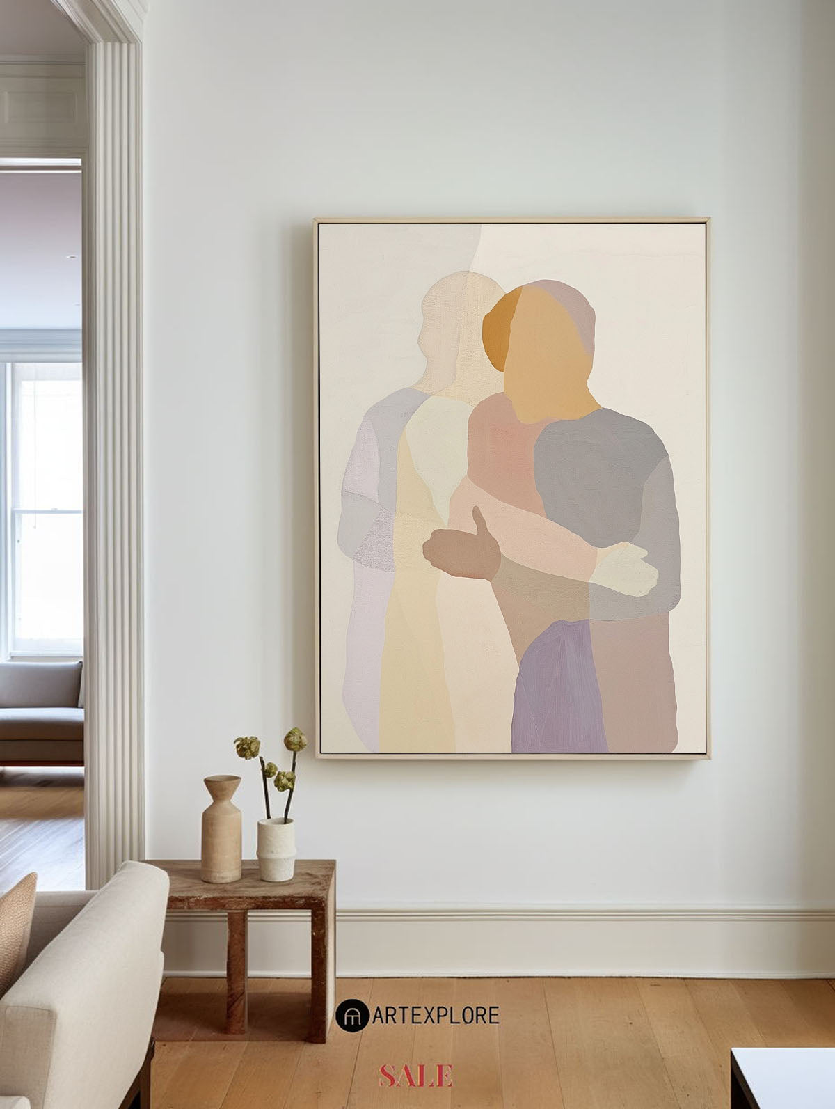 Modern Portrait Abstract Painting #ABAV466