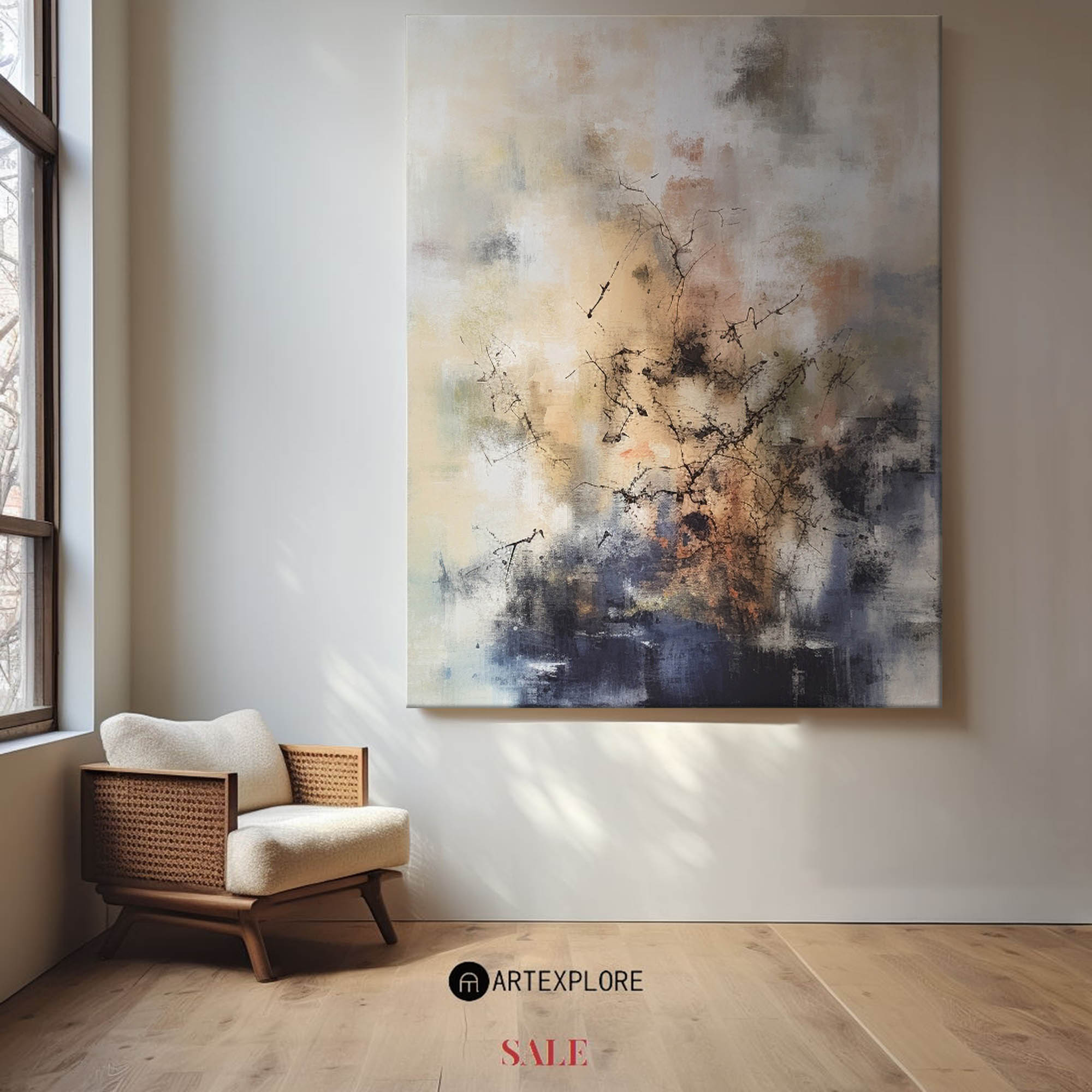 Modern Abstract Painting #ABAV394