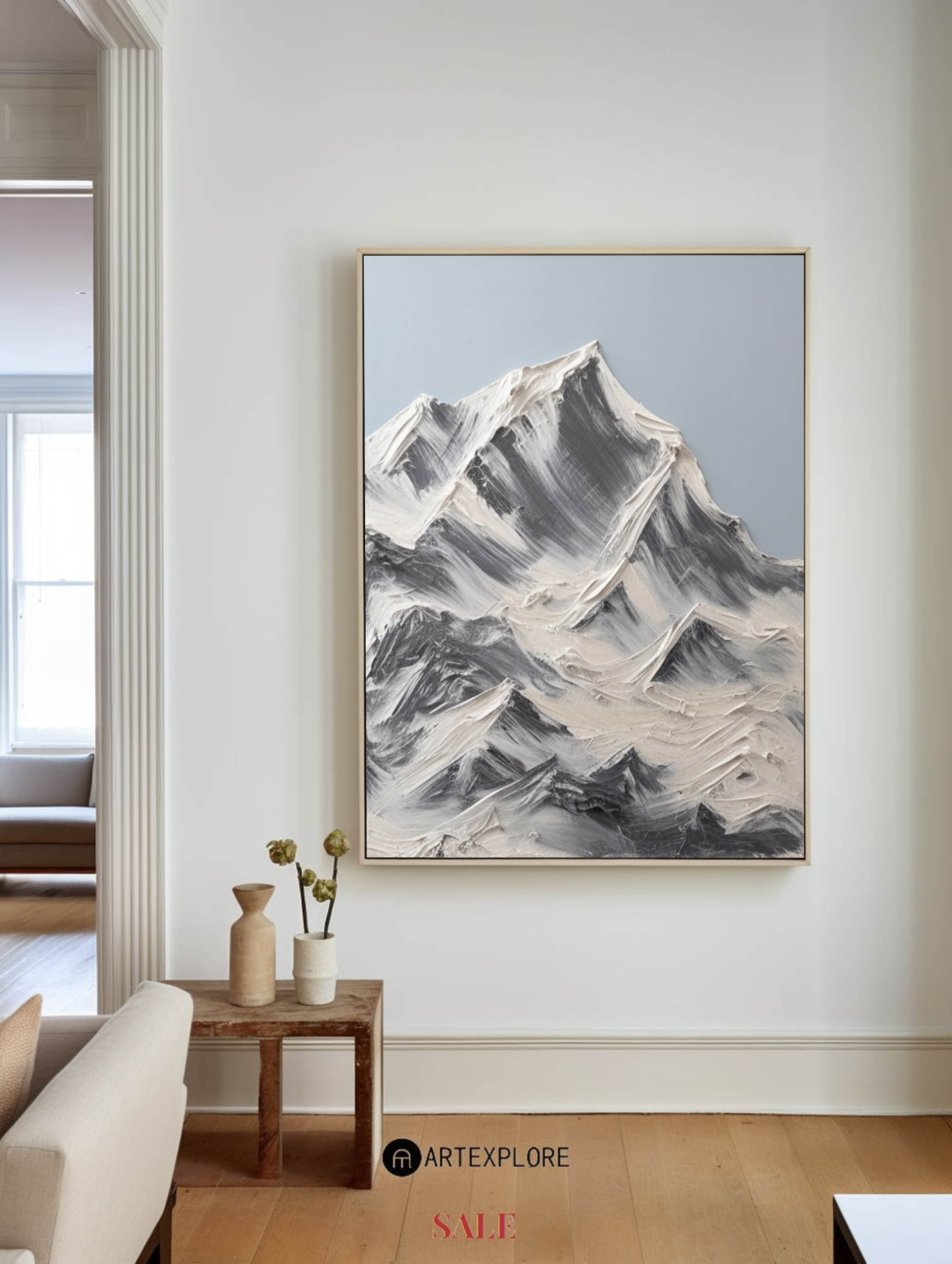 Modern Mountain Art Painting #ABLV16