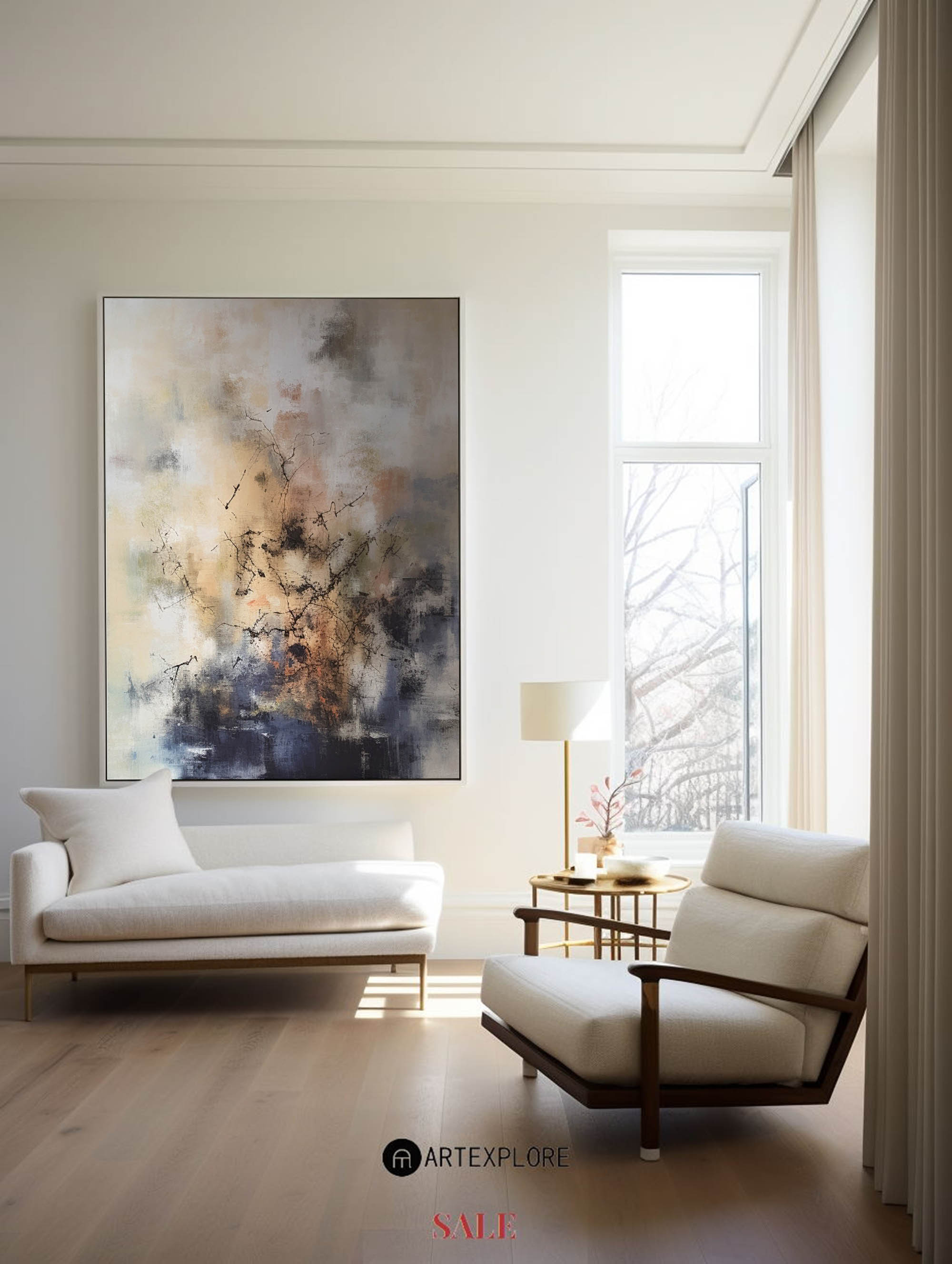 Modern Abstract Painting #ABAV394