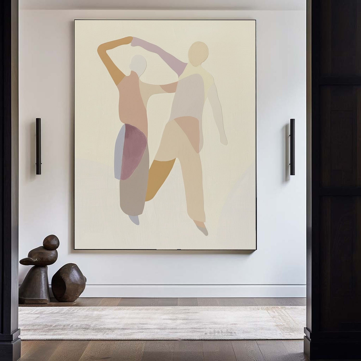 Modern Portrait Abstract Painting #ABAV468