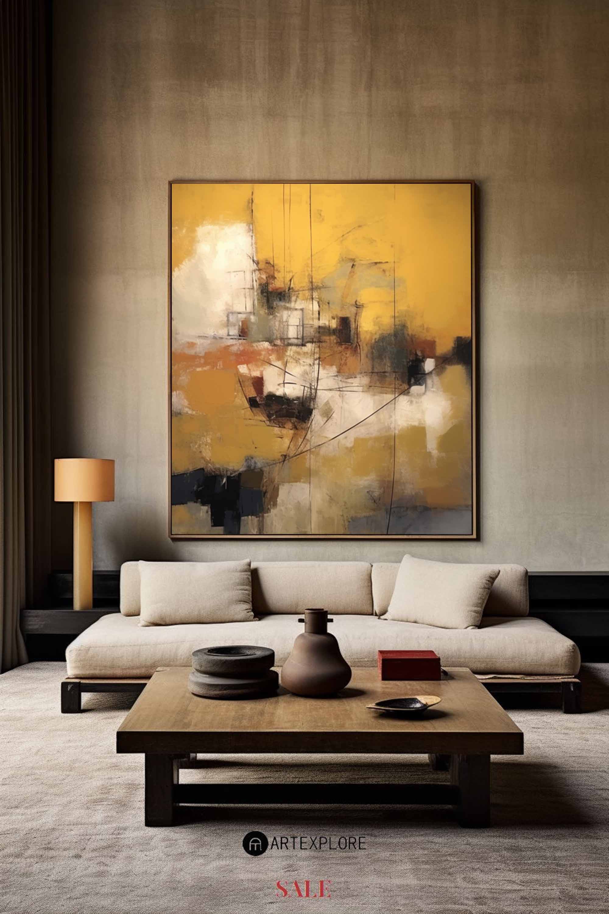 Modern Abstract Painting #ABAS166