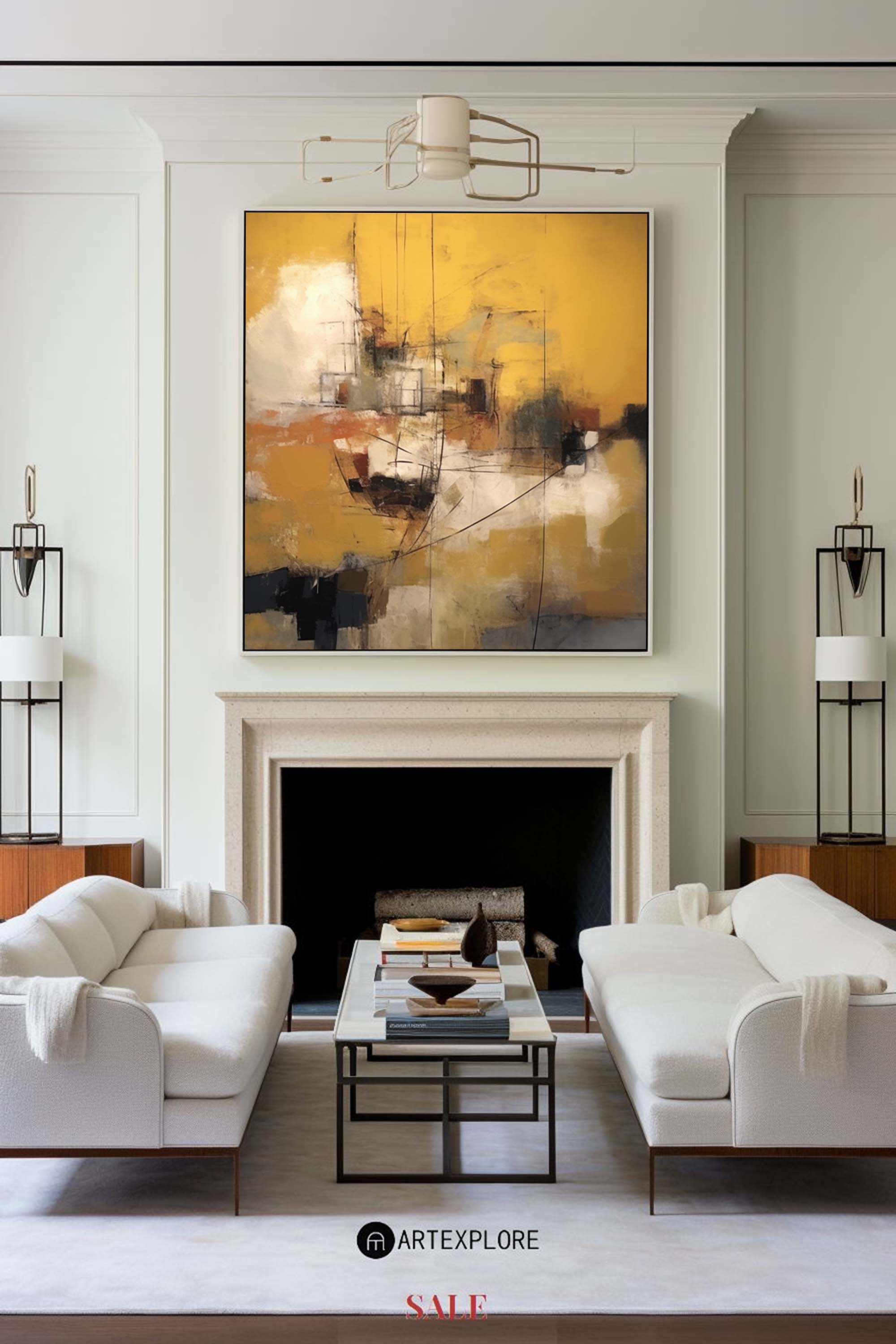 Modern Abstract Painting #ABAS166