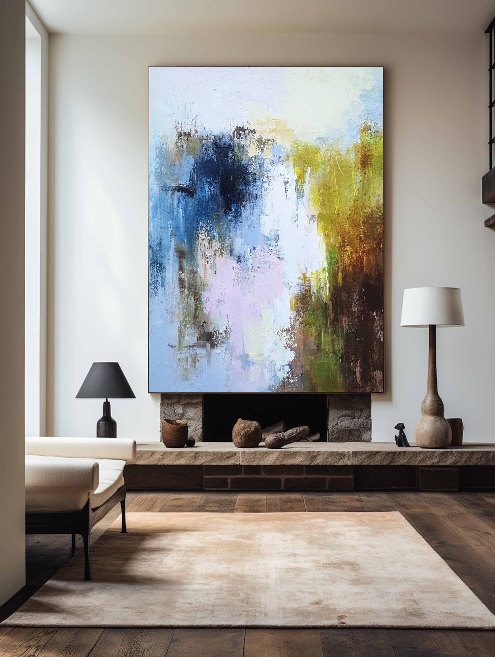 Abstract Seascape Painting #ABSV10