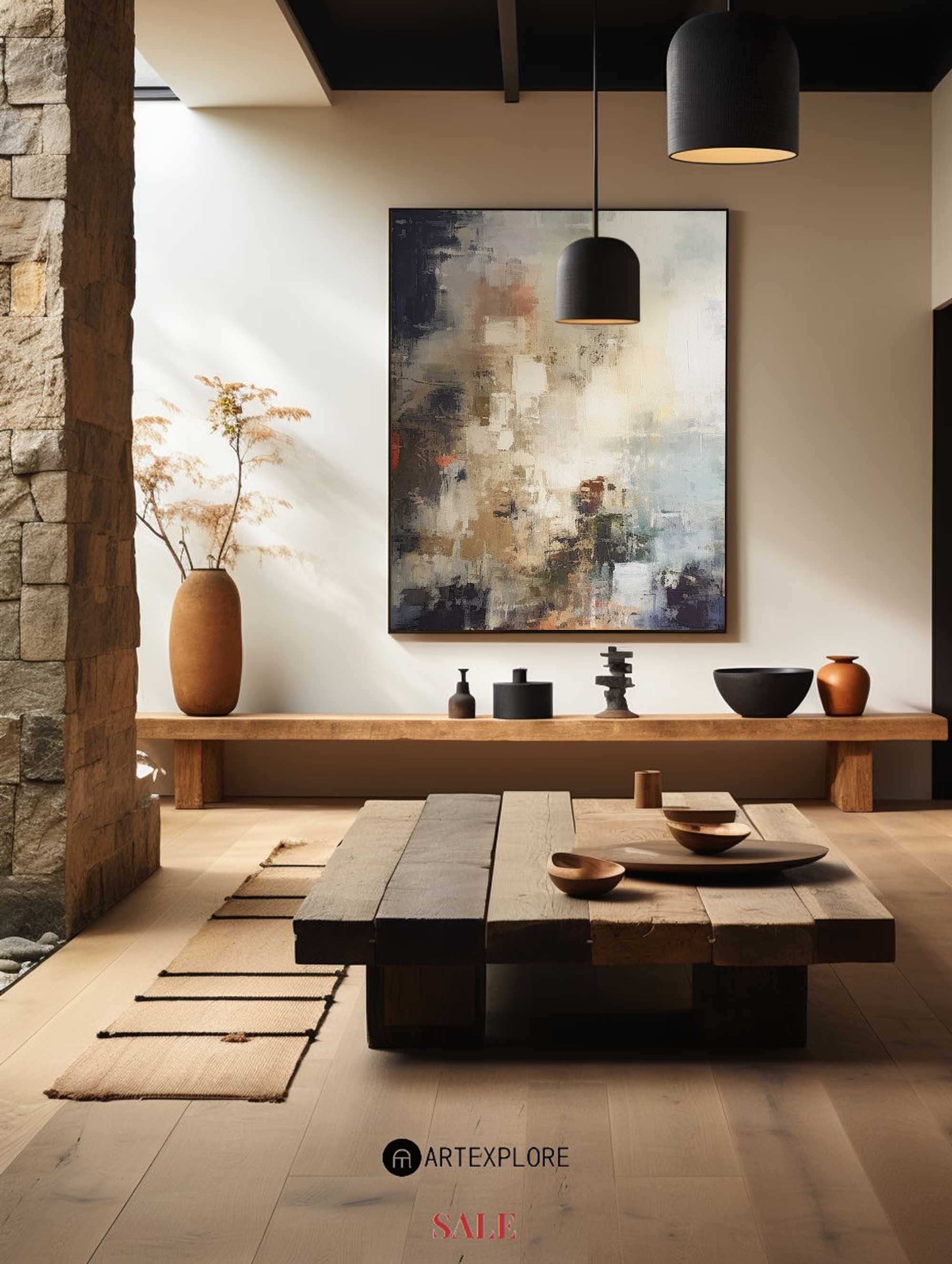 Modern Abstract Painting #ABAV396