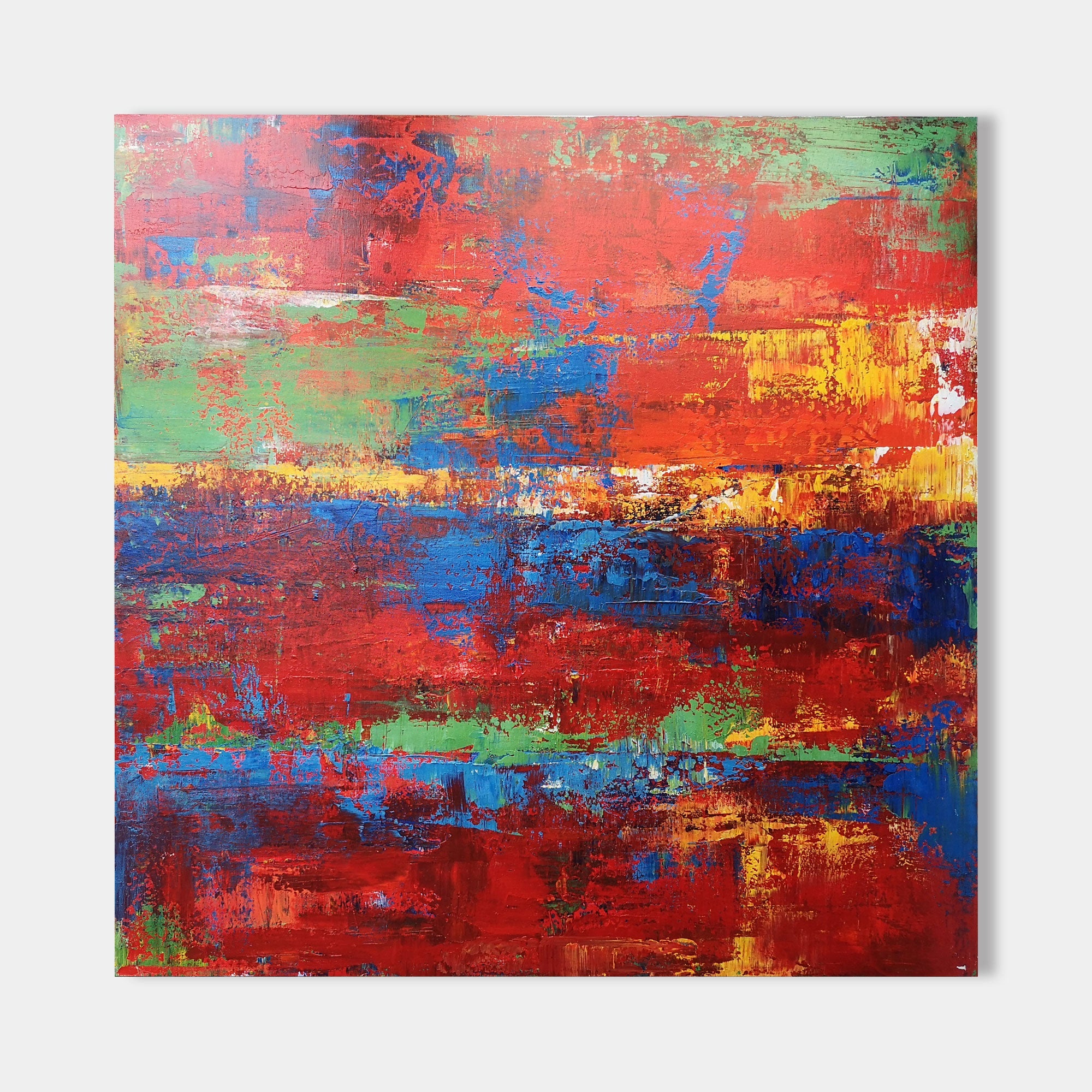 Red Abstract Art #IS07