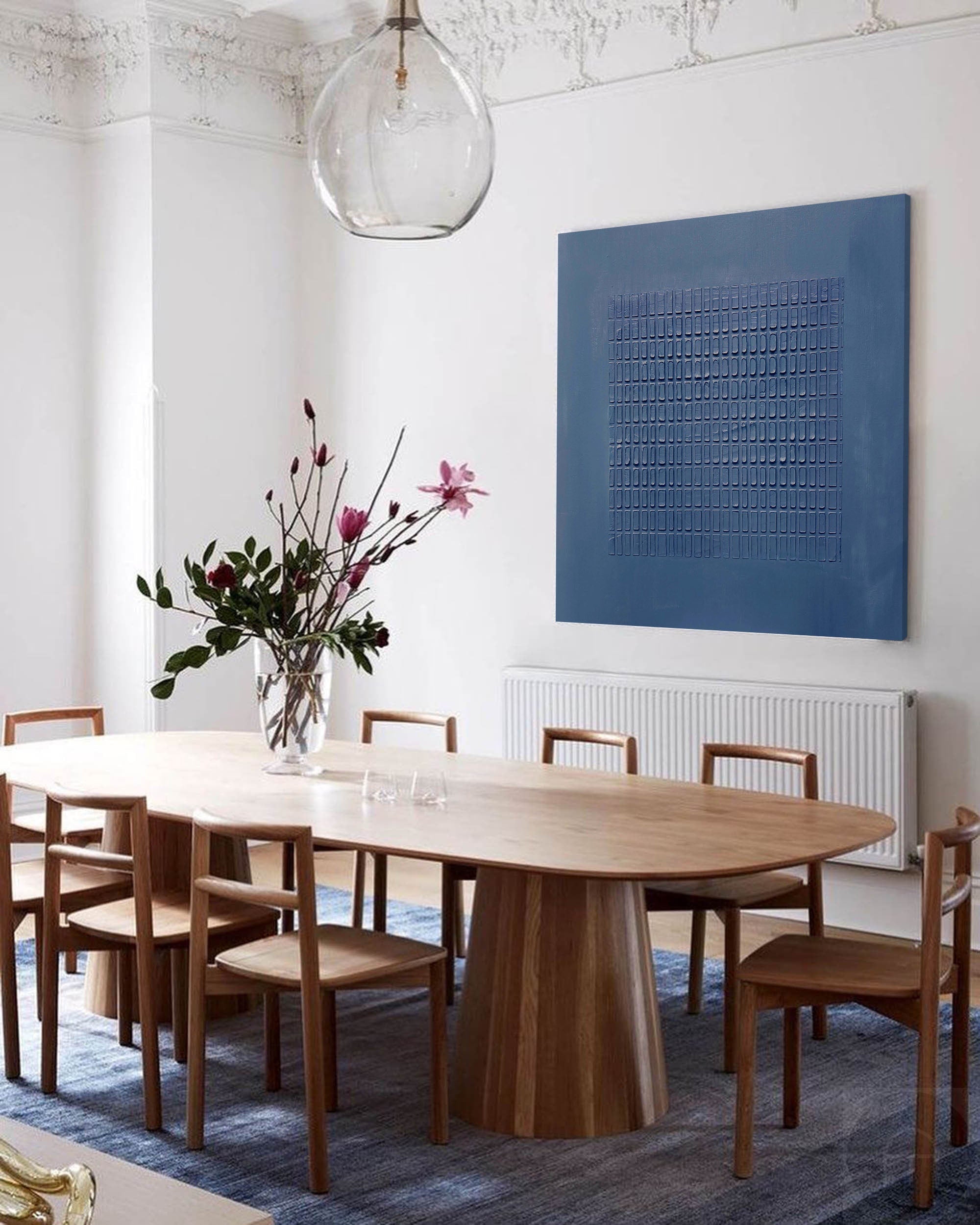 Blue Minimalist Painting #ABAS117