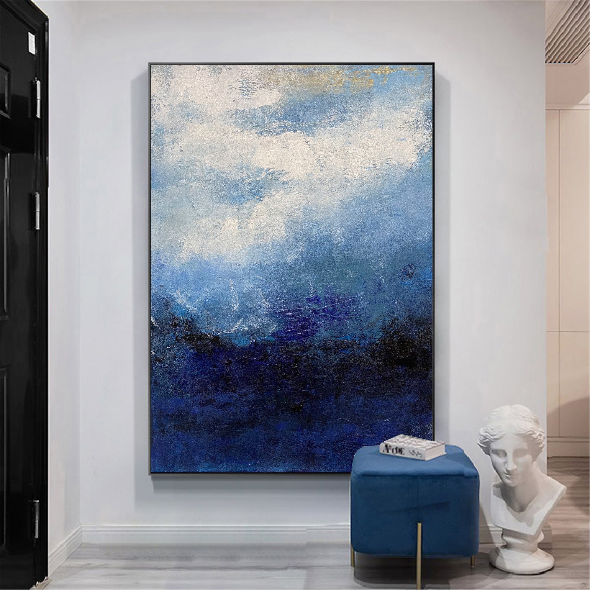 Peinture abstraite de paysage marin #ABAV170