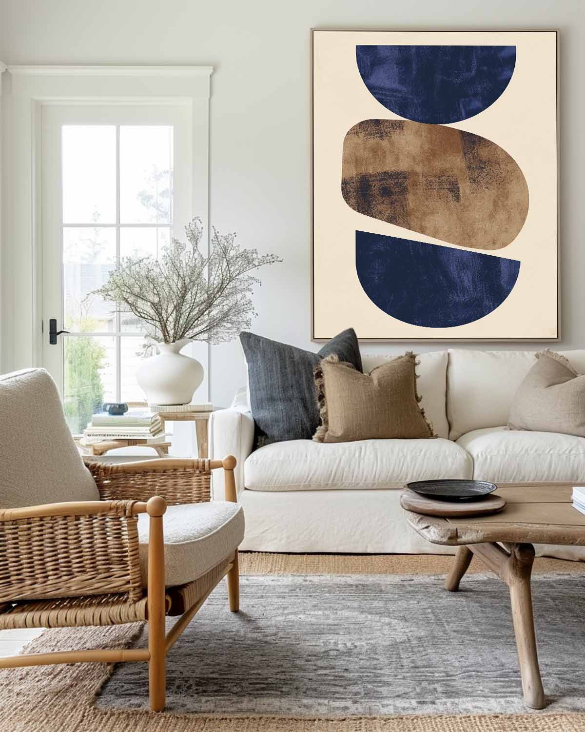 Modern Geometric Abstract Painting #ABAV457