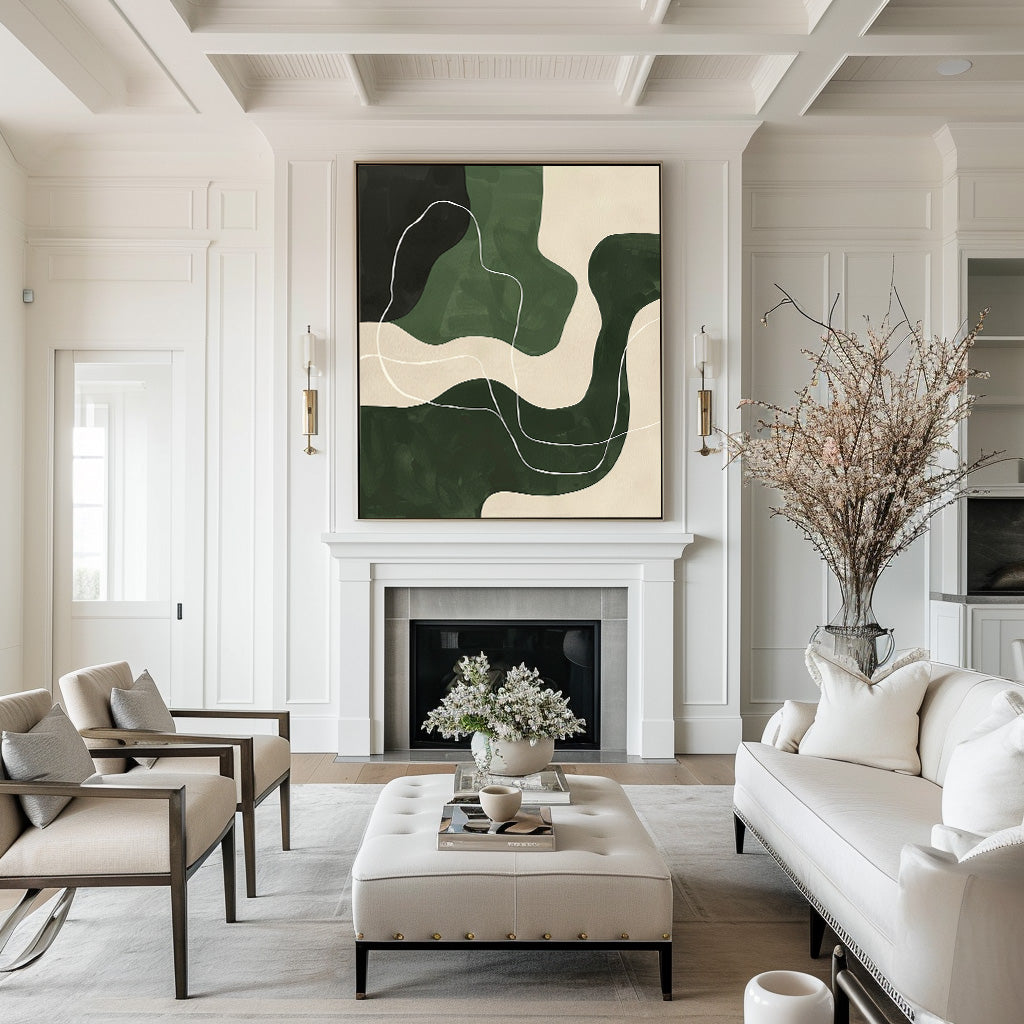 Modern Green Painting #ABAV449