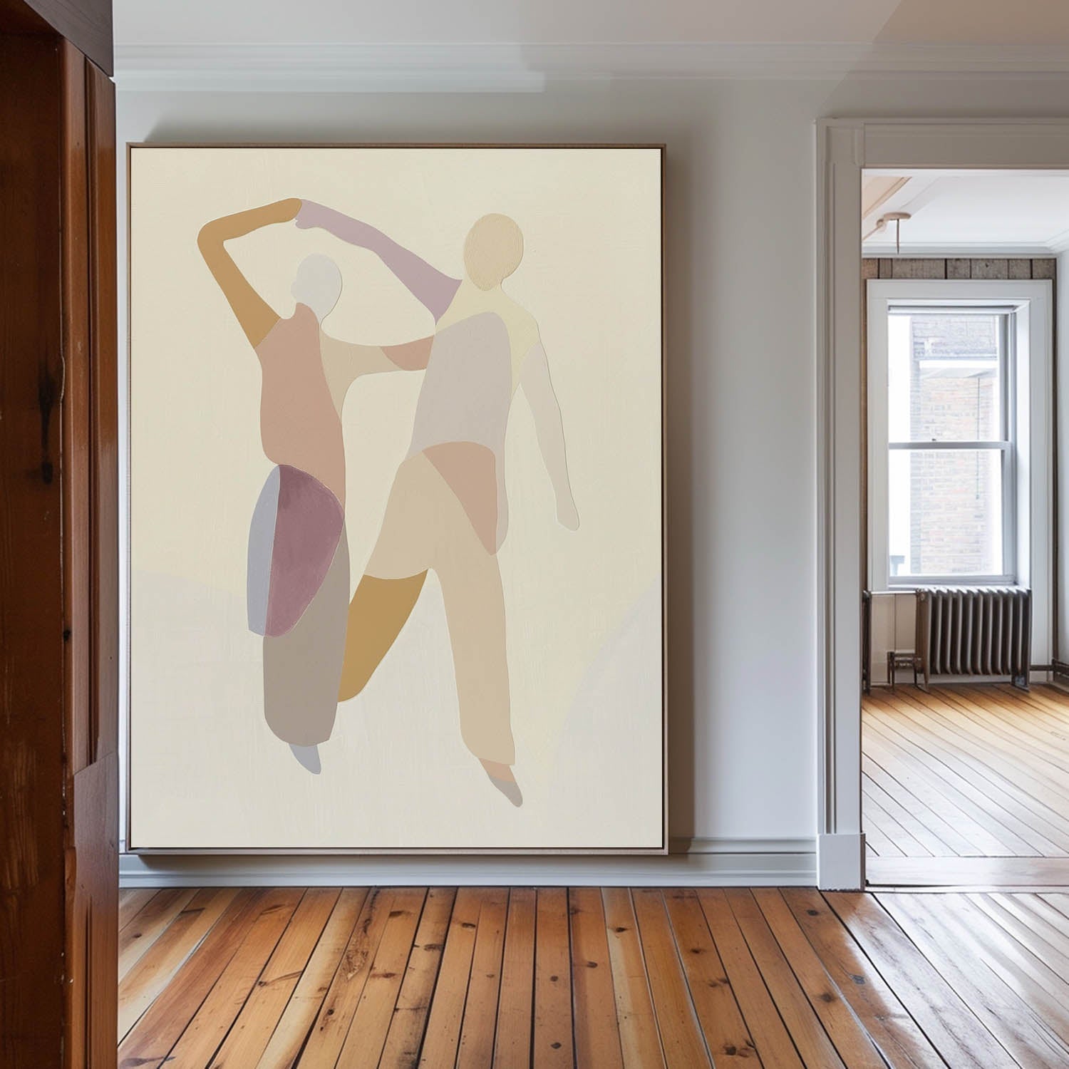 Modern Portrait Abstract Painting #ABAV468