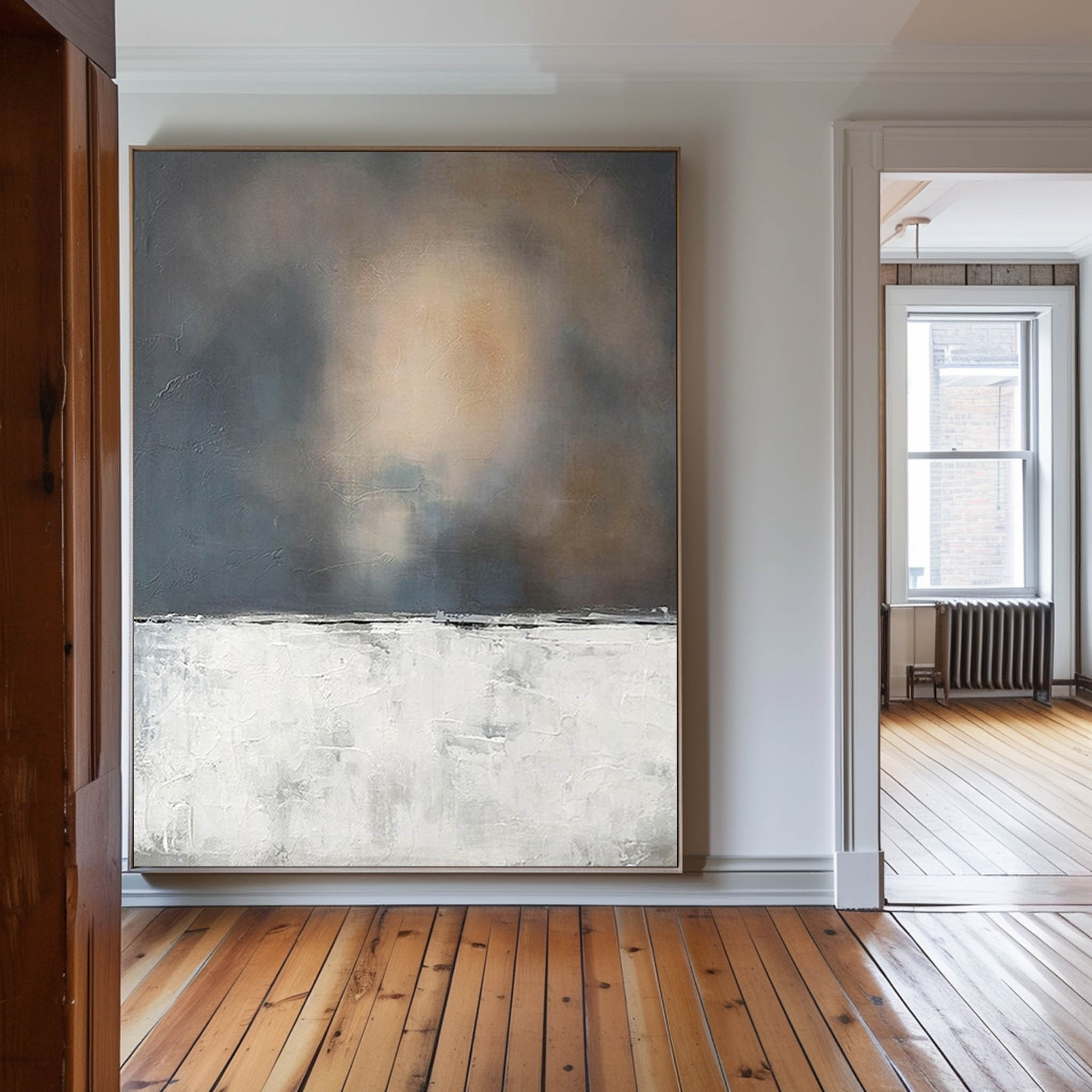 Wabi-sabi Minimalist Painting #ABAV304