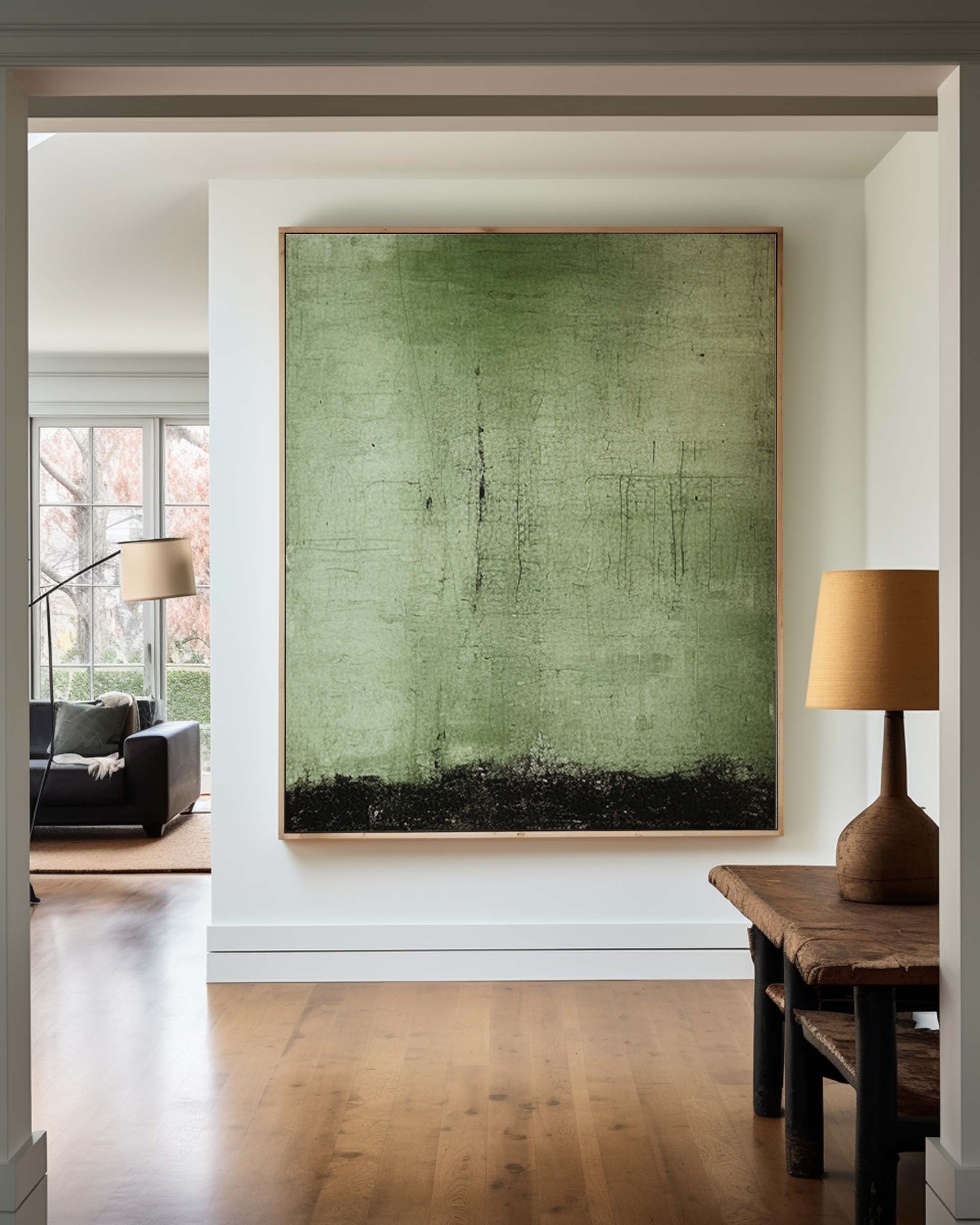 Modern Green Painting #ABAV412