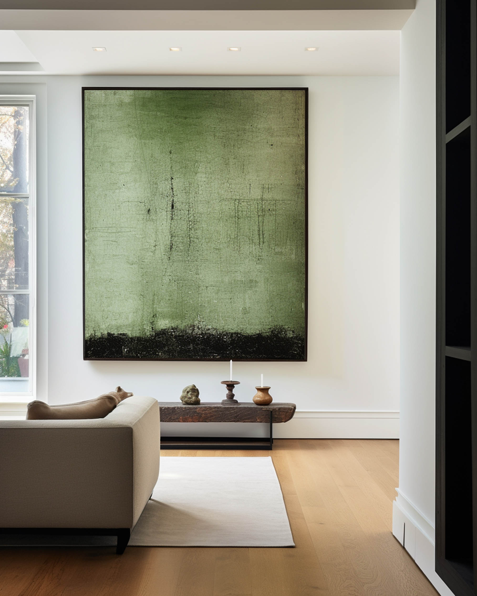 Modern Green Painting #ABAV412