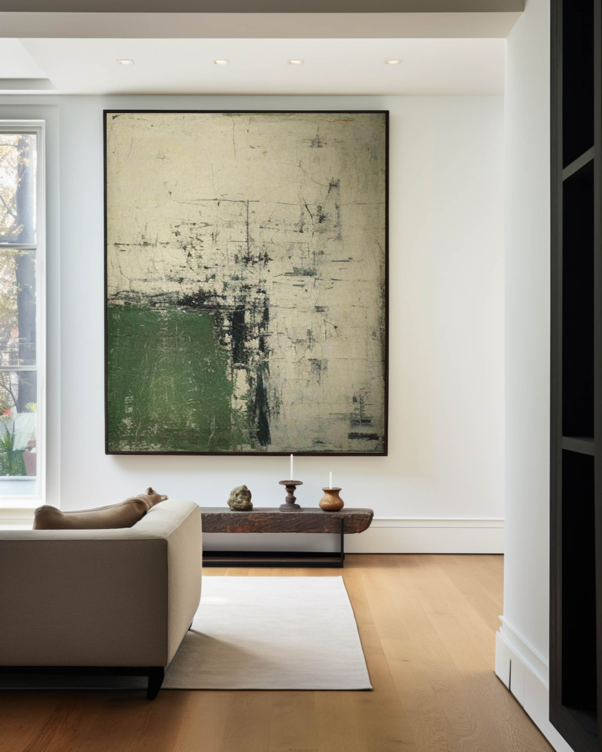 Modern Green Painting #ABAV413