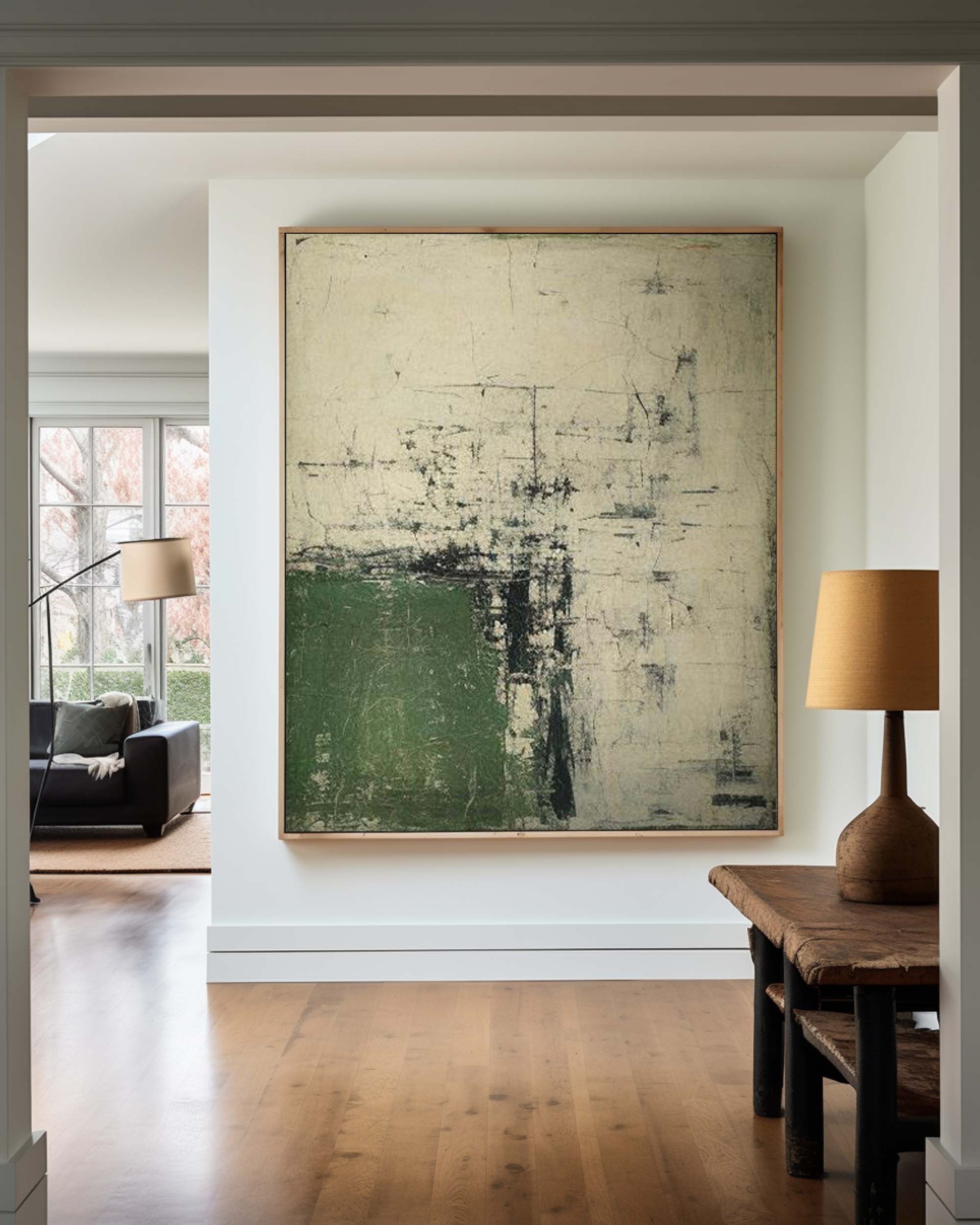 Modern Green Painting #ABAV413