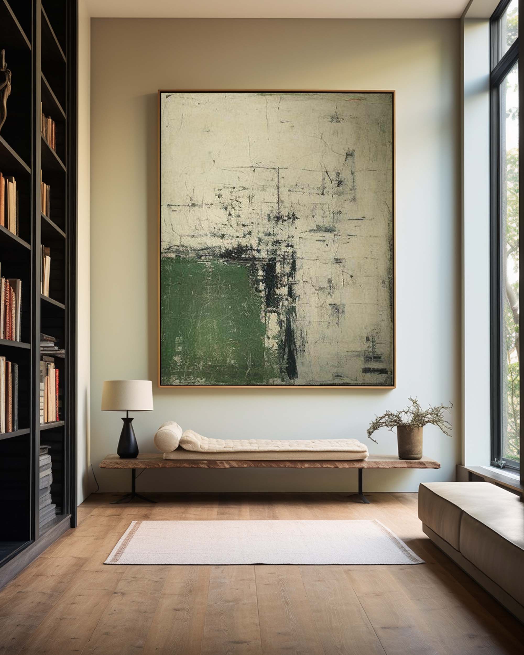 Modern Green Painting #ABAV413