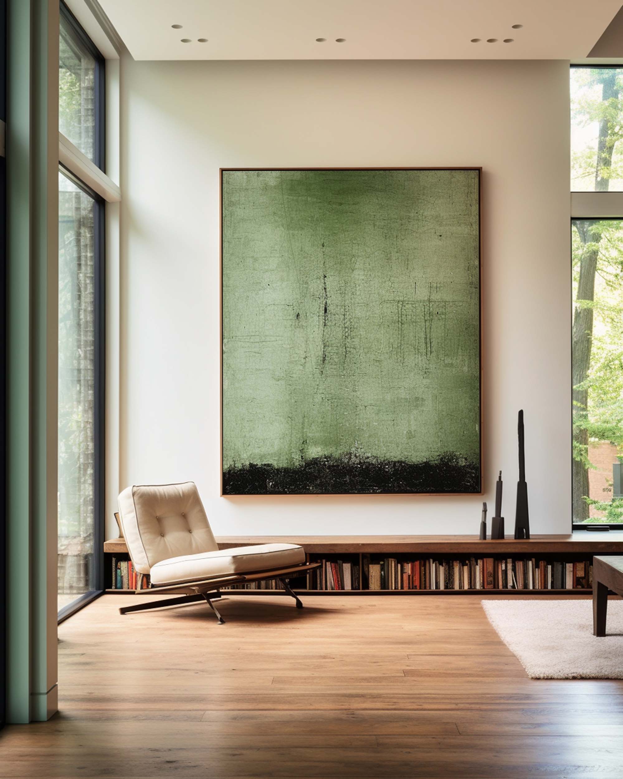 Modern Green Painting #ABAV412