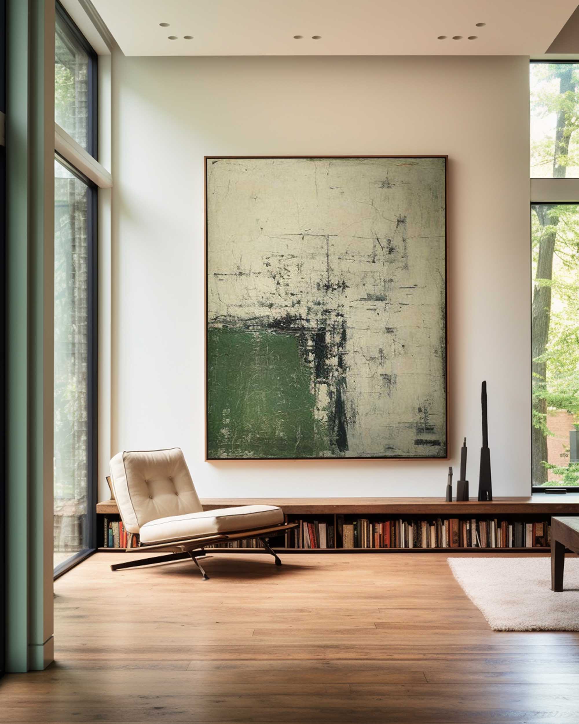 Modern Green Painting #ABAV413