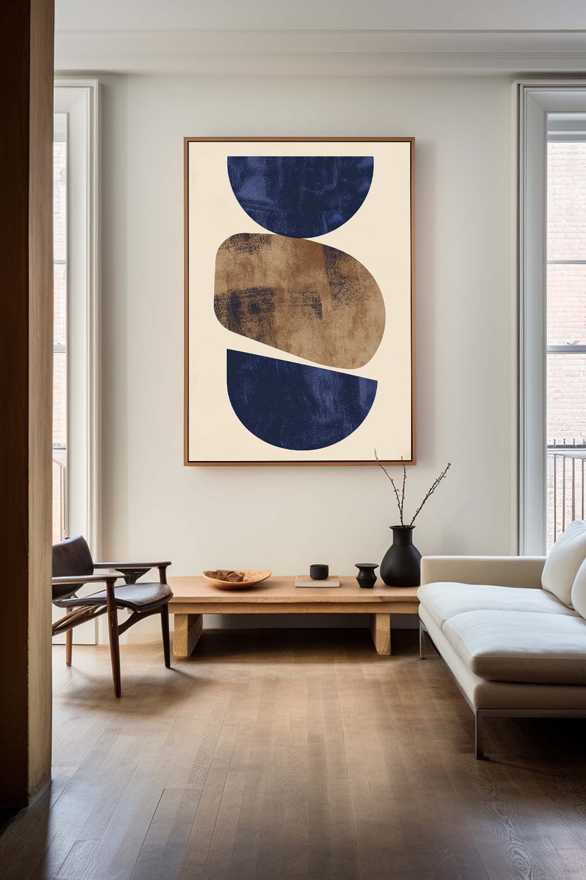Modern Geometric Abstract Painting #ABAV457