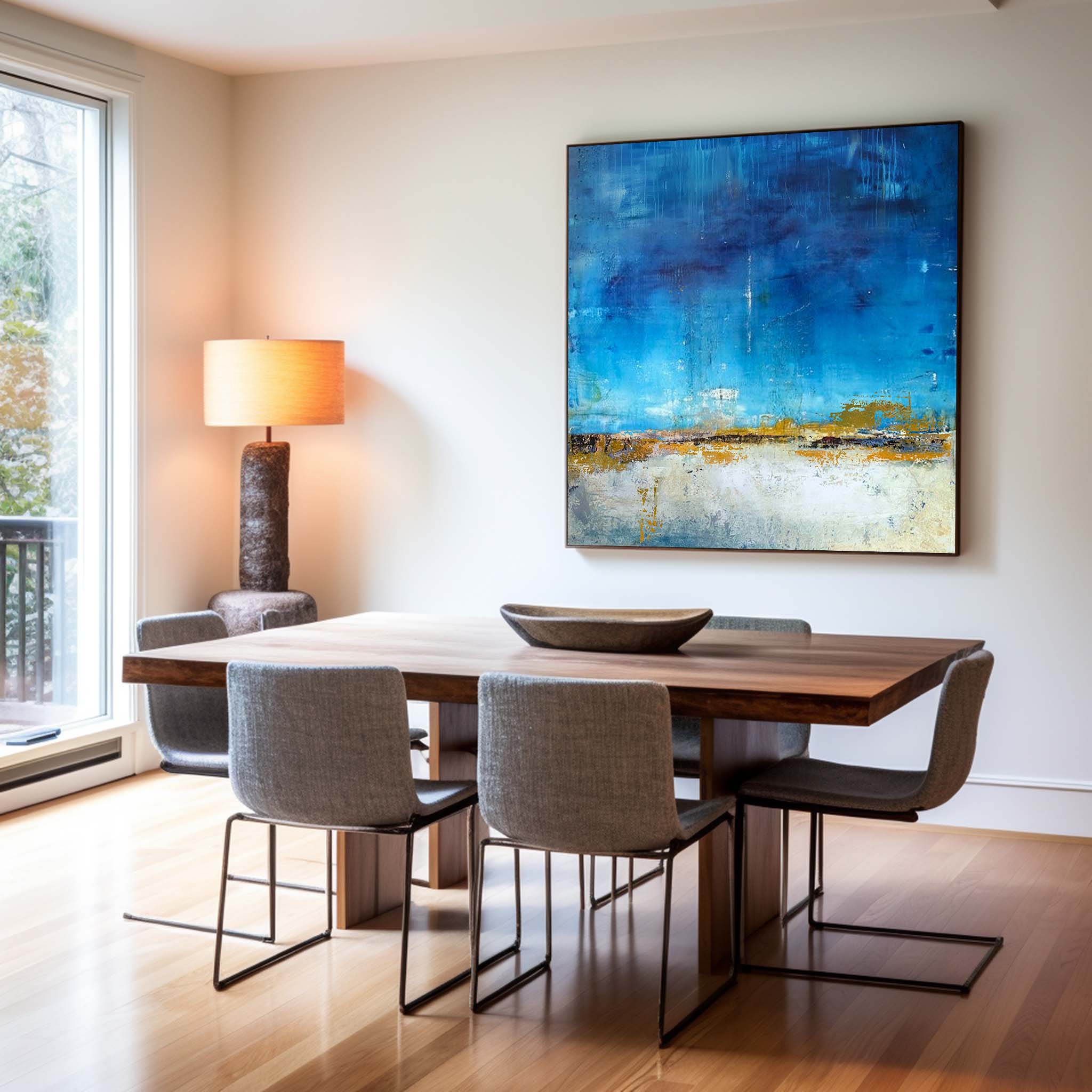 Original Blue Sky Abstract Painting #ABSS09
