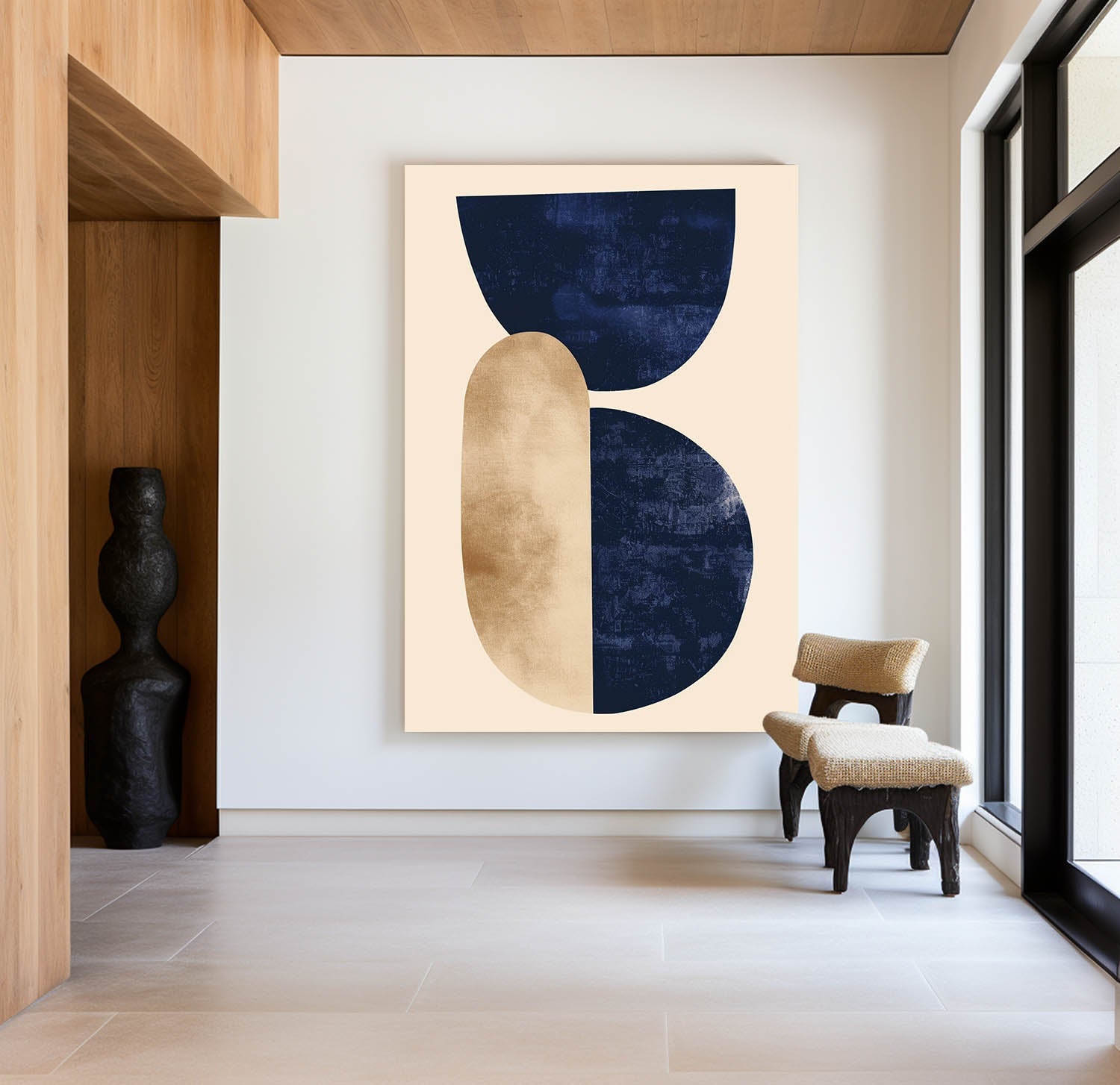 Modern Geometric Abstract Painting #ABAV458