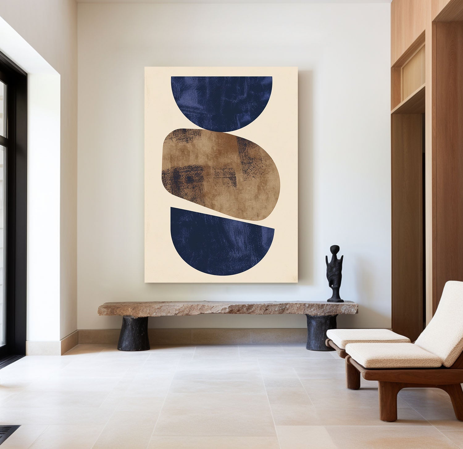 Modern Geometric Abstract Painting #ABAV457