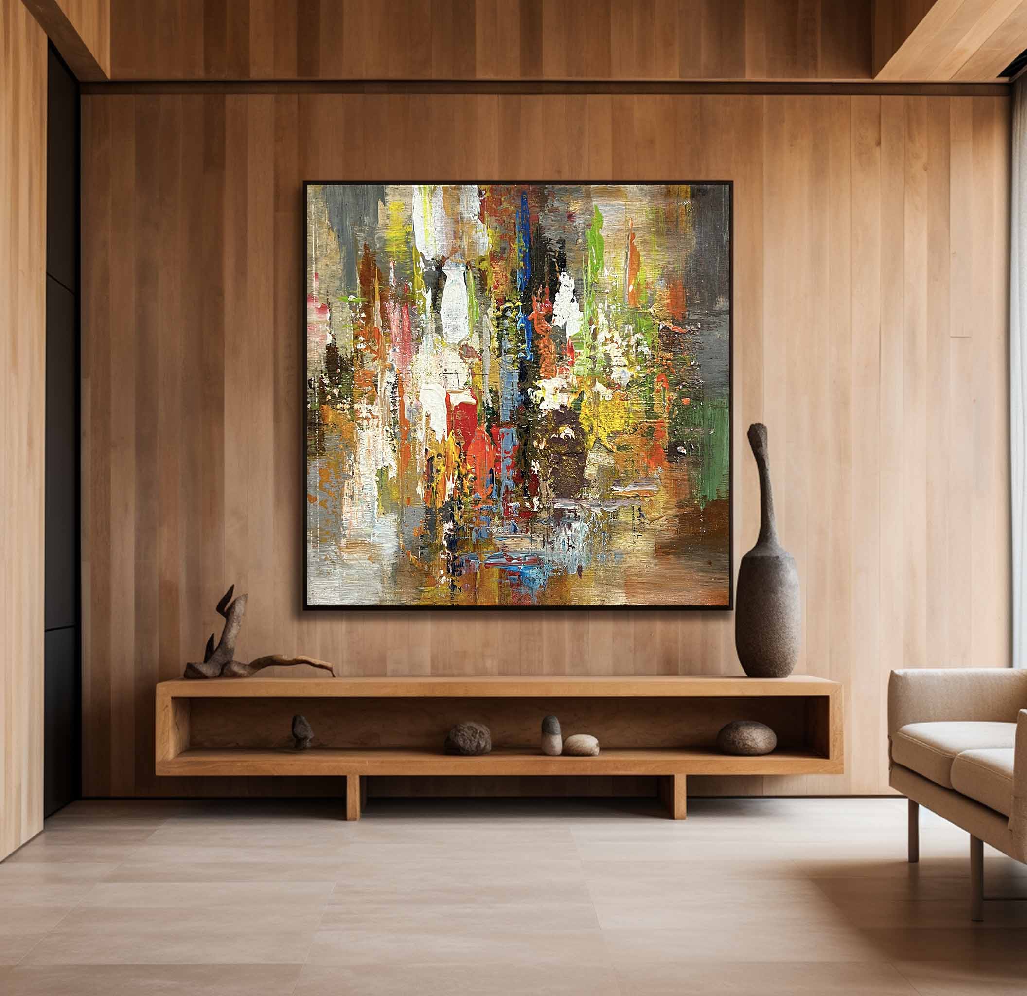 Colorful Abstract Painting #ABAS85